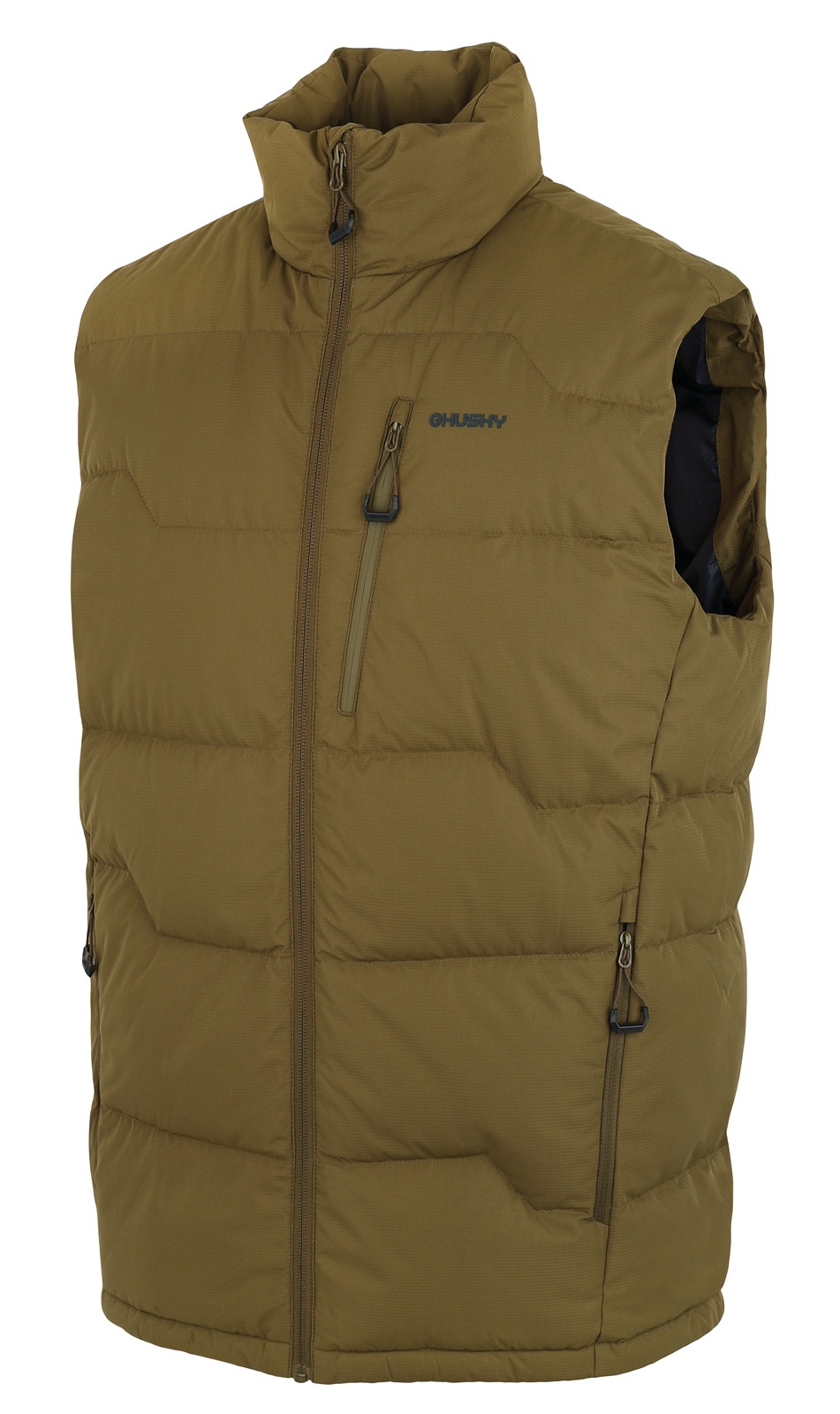 Husky Deep M M, black Pánská péřová vesta na zip (obrázek 4)