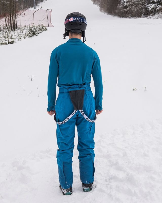 Husky Gilep M L, blue Pánské lyžařské kalhoty (obrázek 4)