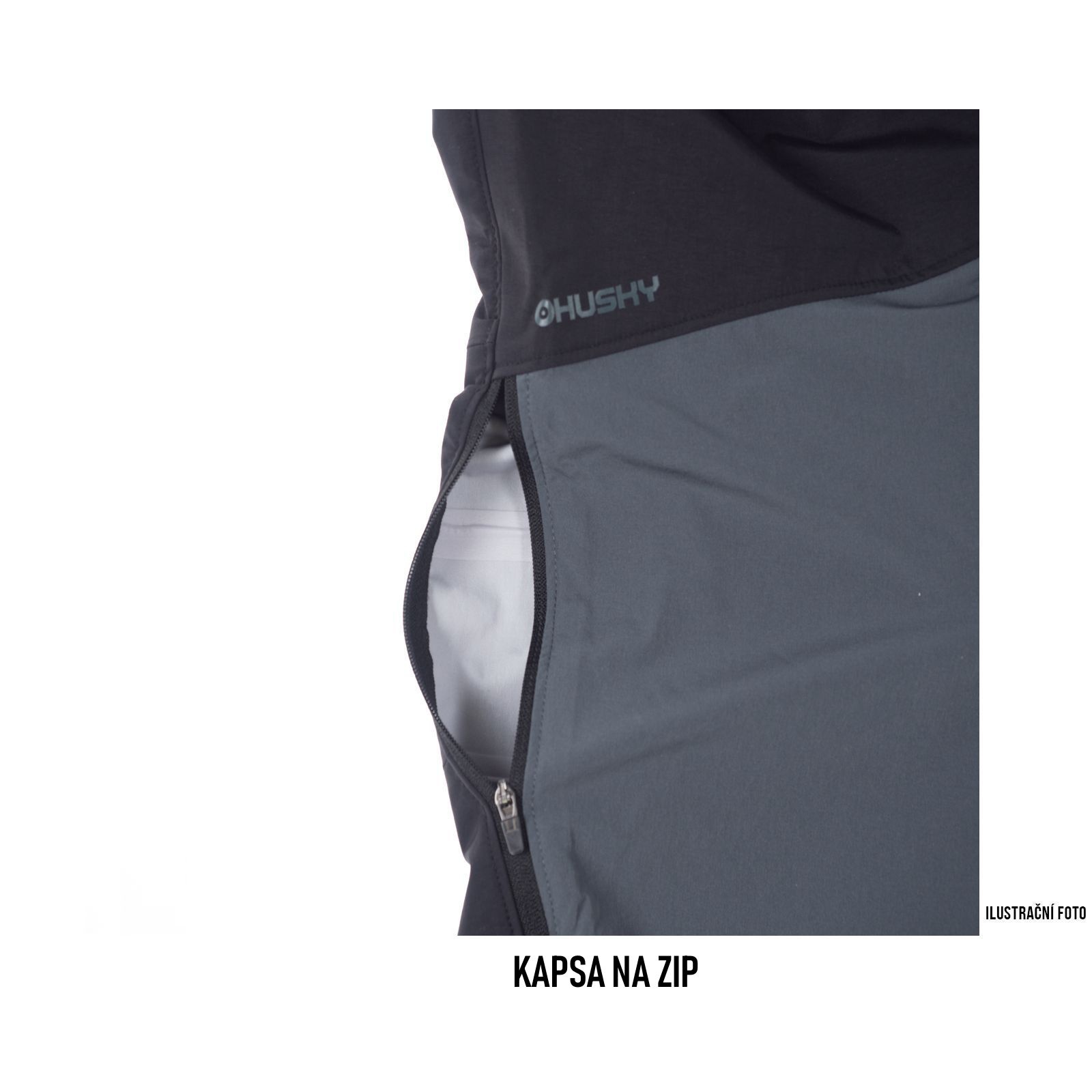Husky Krony L XL, černá Dámské outdoor kalhoty (obrázek 7)