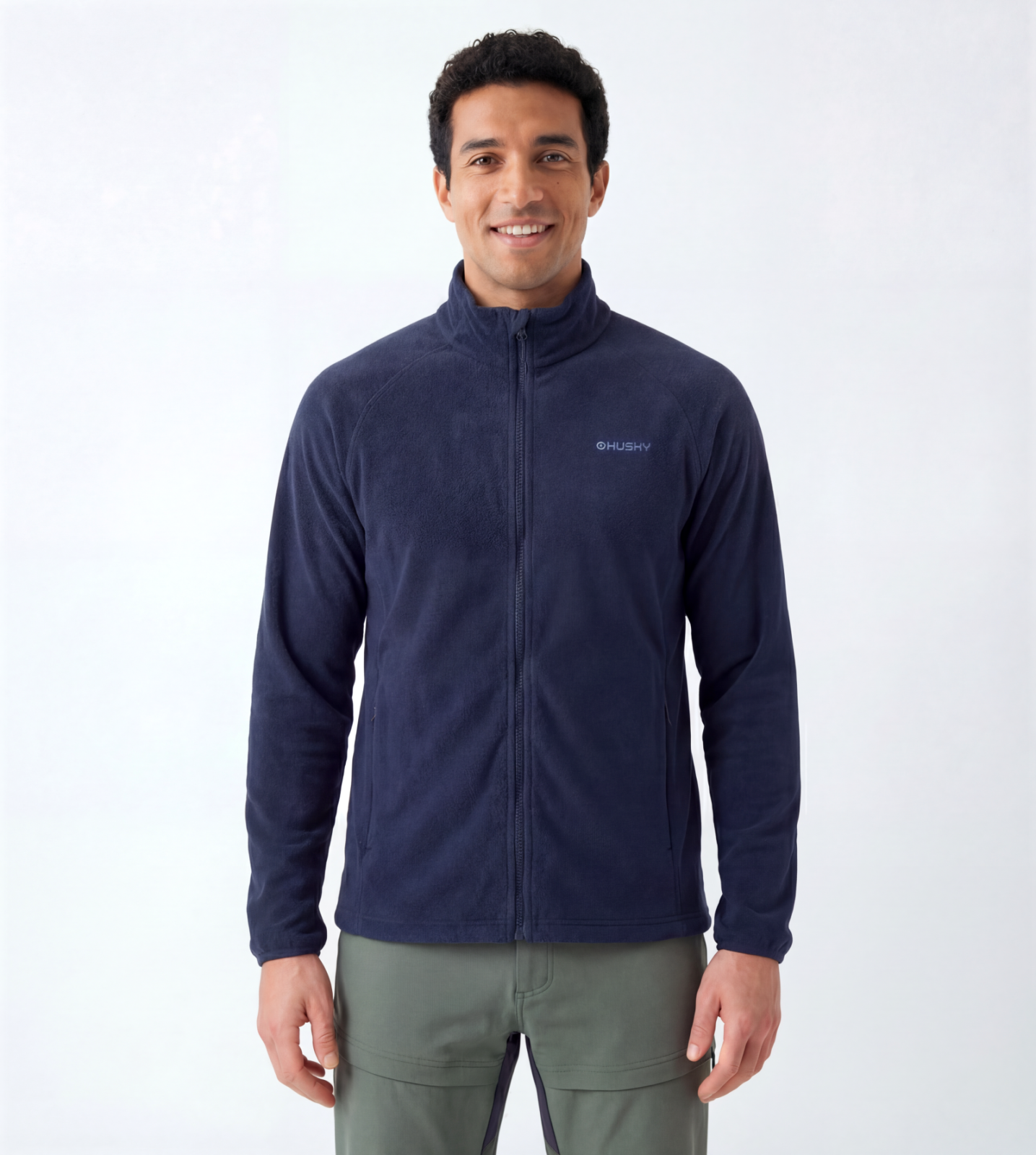 Husky Aflee M S, dark blue Pánská fleecová mikina