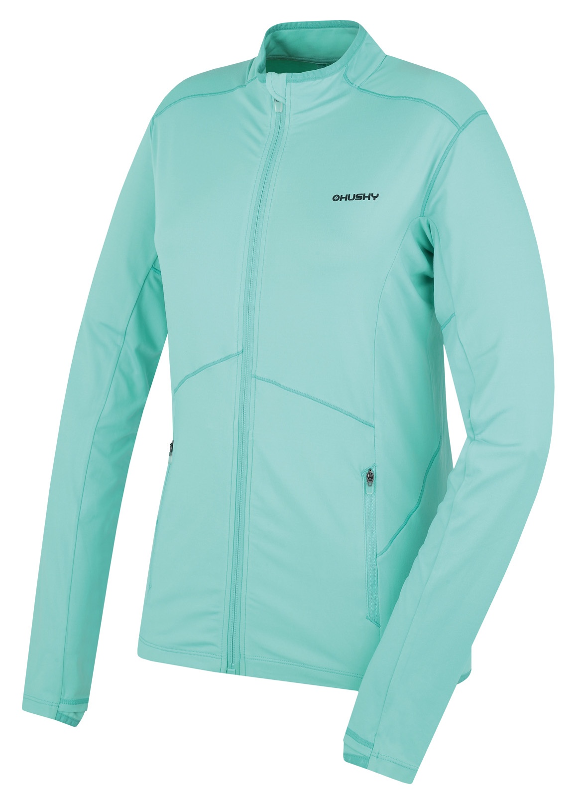Husky Tarp zip L S, turquoise Dámská mikina na zip