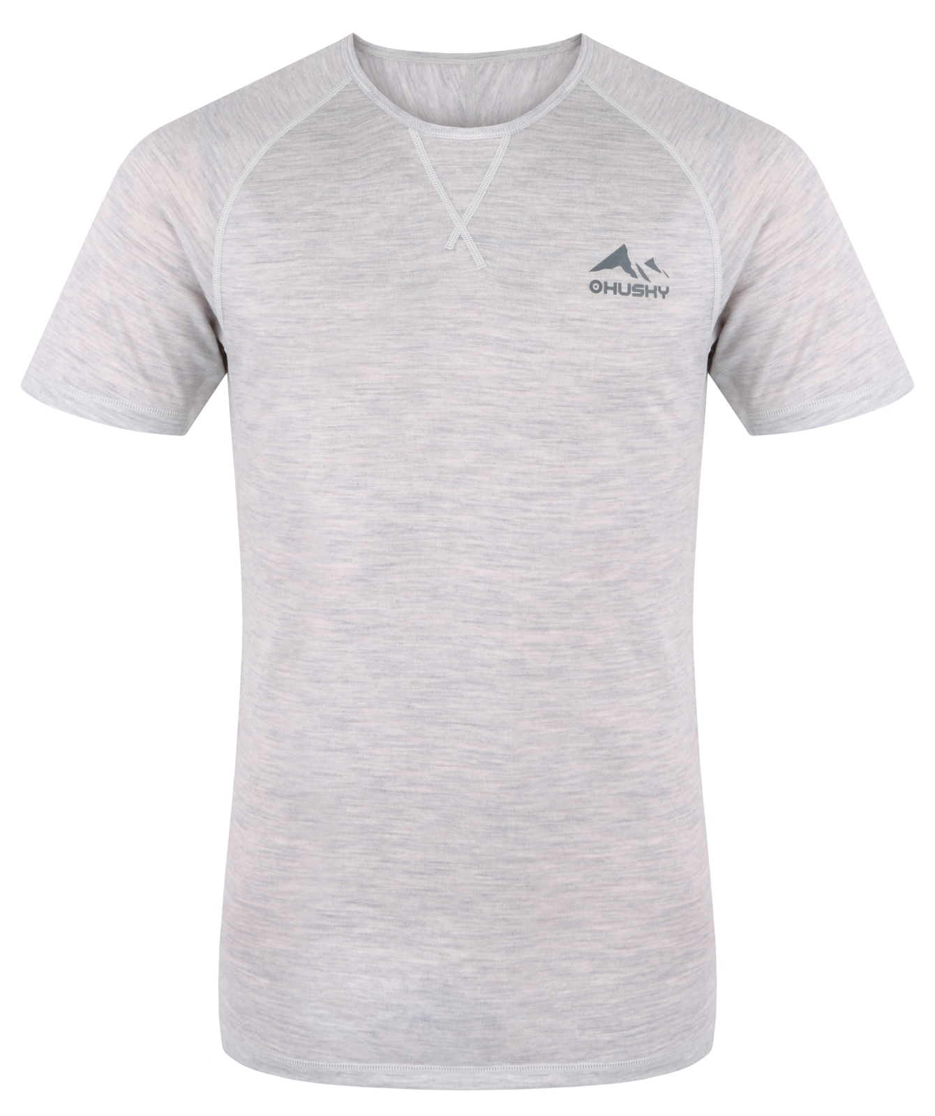 Husky Mersa M L, light grey Merino termoprádlo triko (obrázek 3)