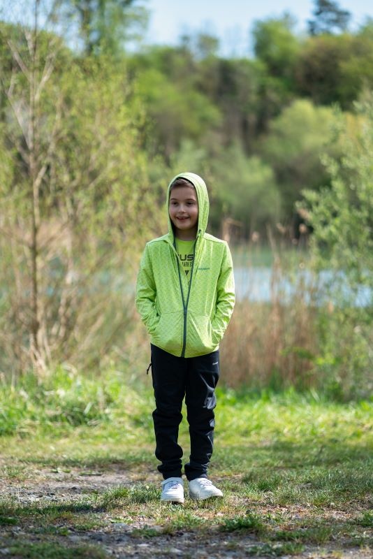 Husky Klassum K 140-146, blue Dětské softshell kalhoty (obrázek 10)