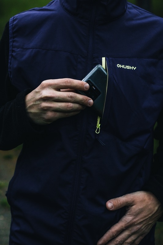 Husky Salien M S, dk. blue Pánská softshell vesta (obrázek 7)