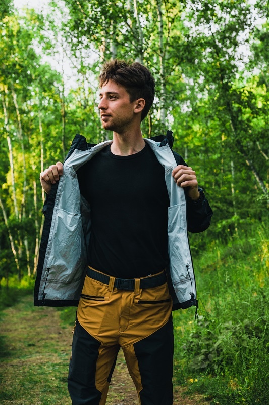 Husky Lamy M S, black Pánská outdoor bunda (obrázek 10)