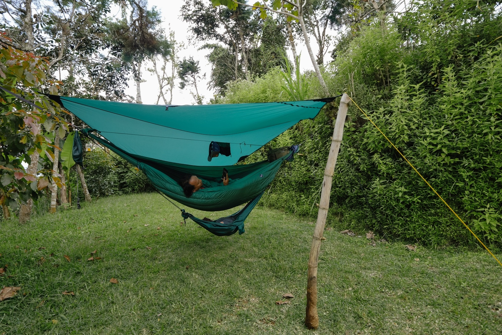 Ticket to the moon Lightest Hammock Forest Green Hamaka (obrázek 11)