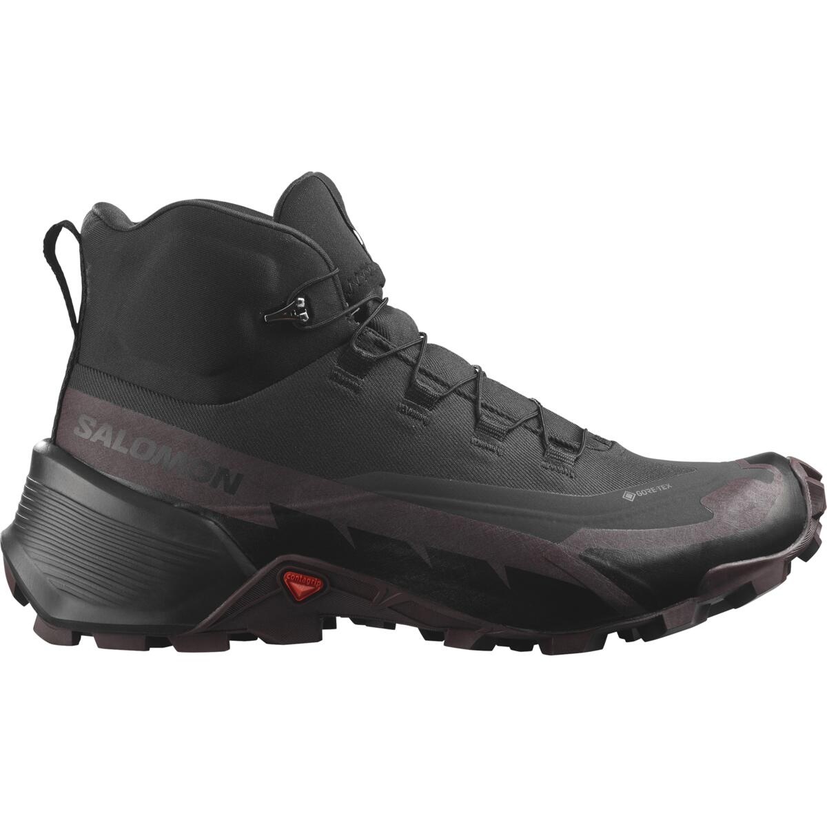 Salomon Cross Hike Mid GTX 2 EU 42, Black/Chocolate Plum/Black Dámské boty (obrázek 6)