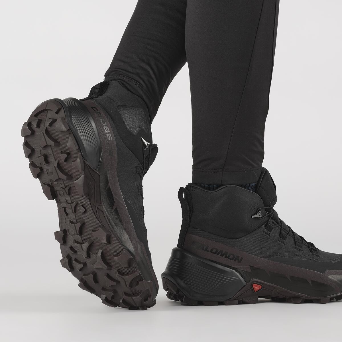 Salomon Cross Hike Mid GTX 2 EU 42, Black/Chocolate Plum/Black Dámské boty (obrázek 8)