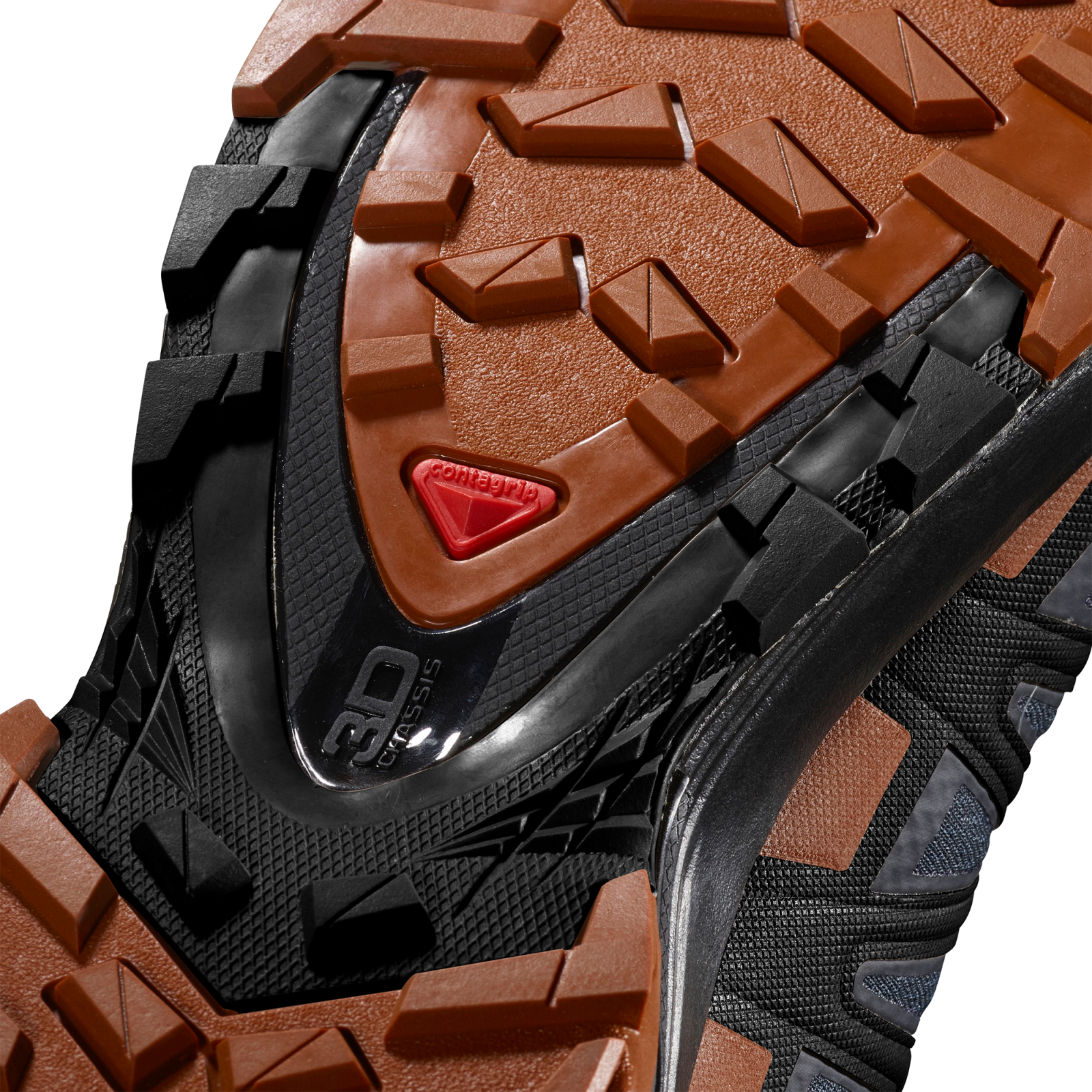 Salomon Xa Pro 3D V8 GTX Wide EU 44, Ebony/Caramel Cafe/Black Pánské boty (obrázek 7)