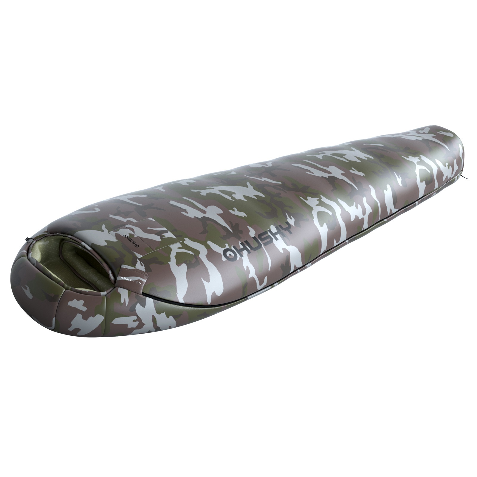 Husky Army -17°C khaki Syntetický zimní spacák (obrázek 4)