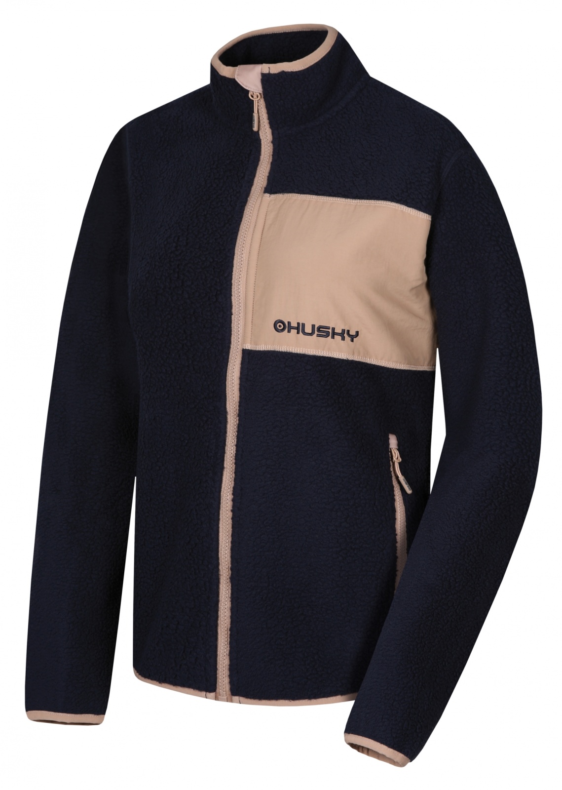 Husky Addy Zip L S, dark blue Dámská fleecová mikina