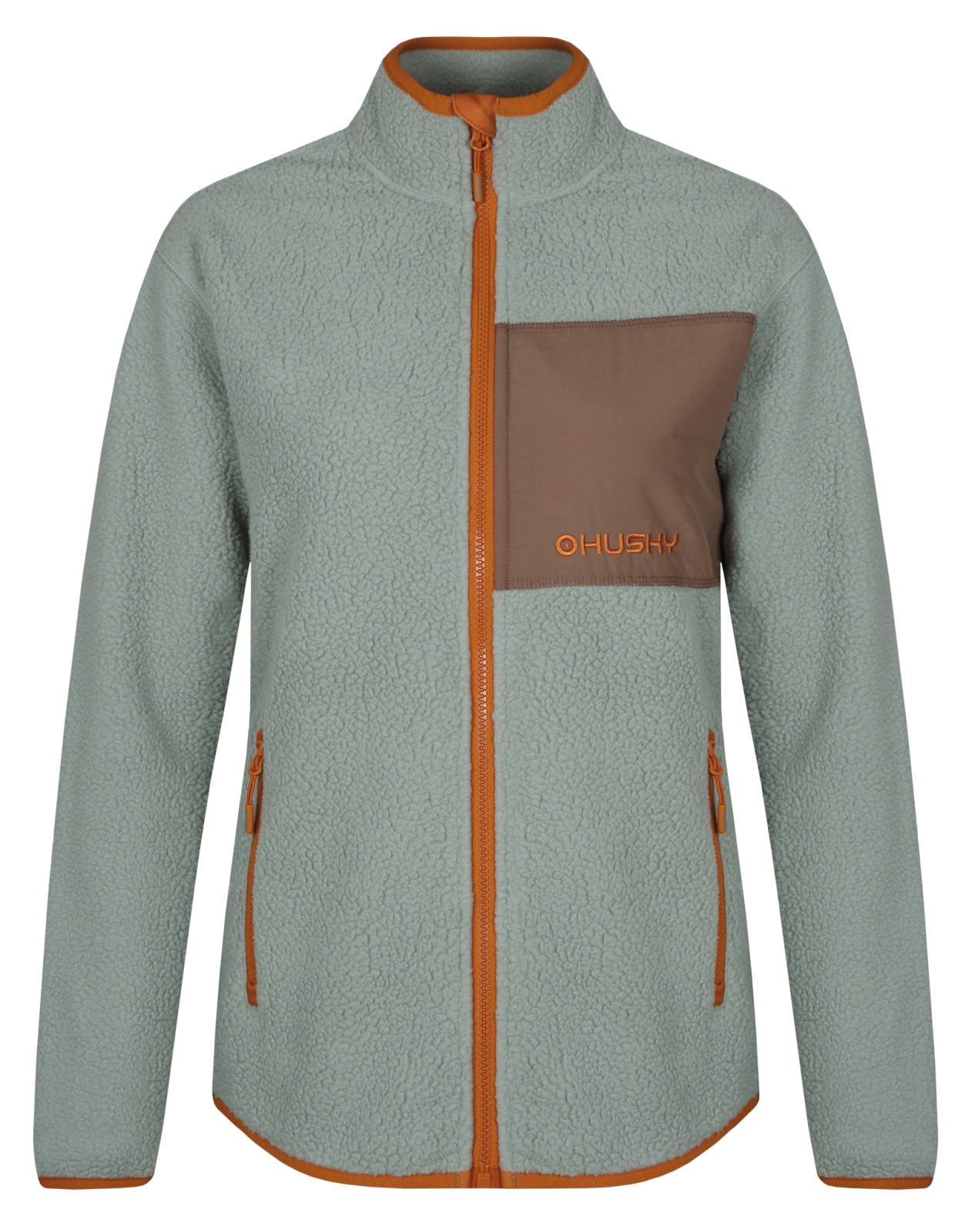 Husky Addy Zip L S, faded green Dámská fleecová mikina (obrázek 3)