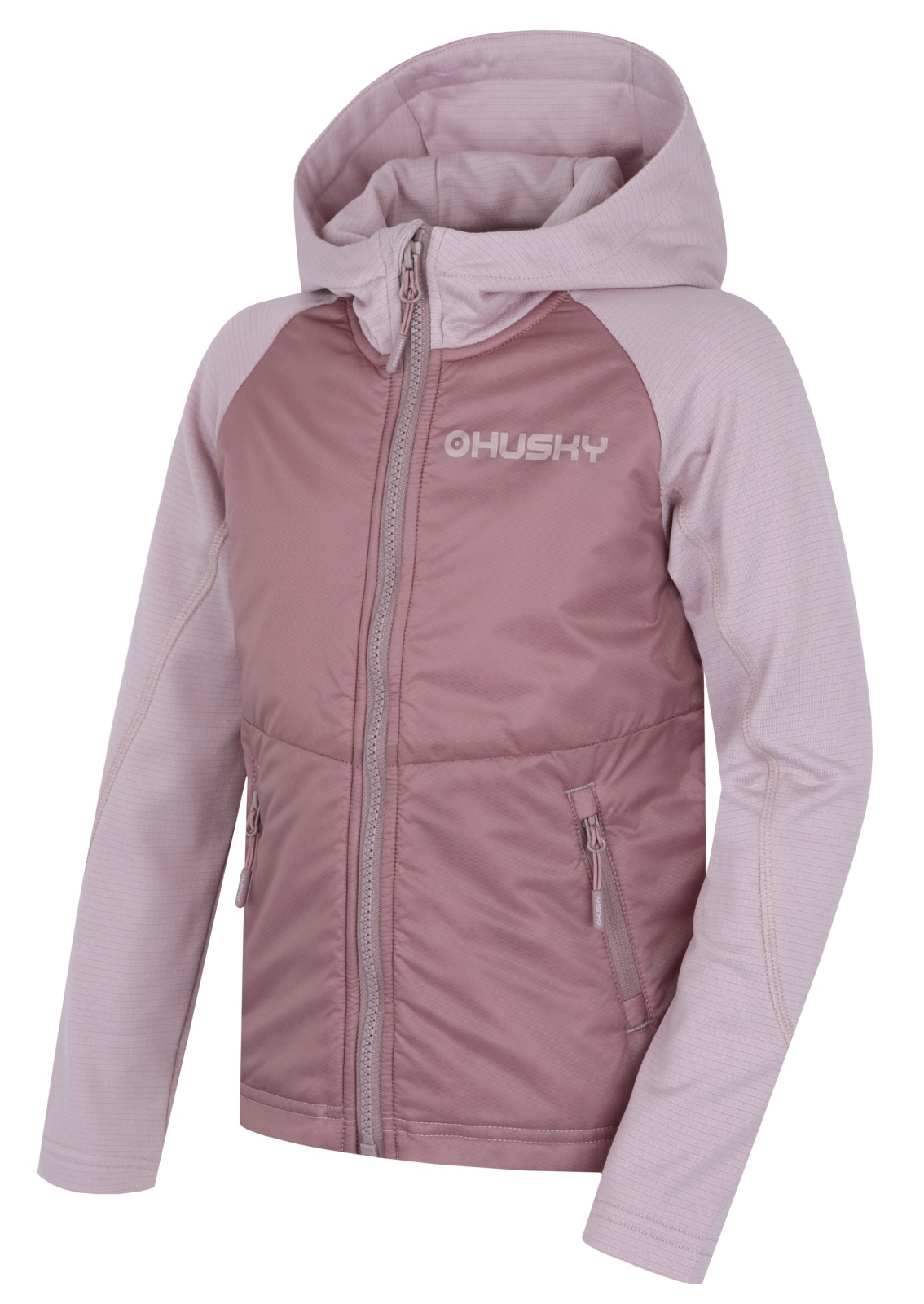 Husky Any K 146, light purple Dětská mikina s kapucí