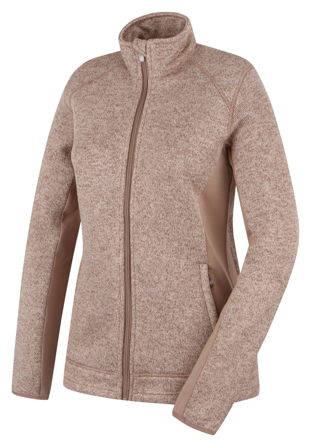 Husky Alan L L, beige Dámský fleecový svetr na zip