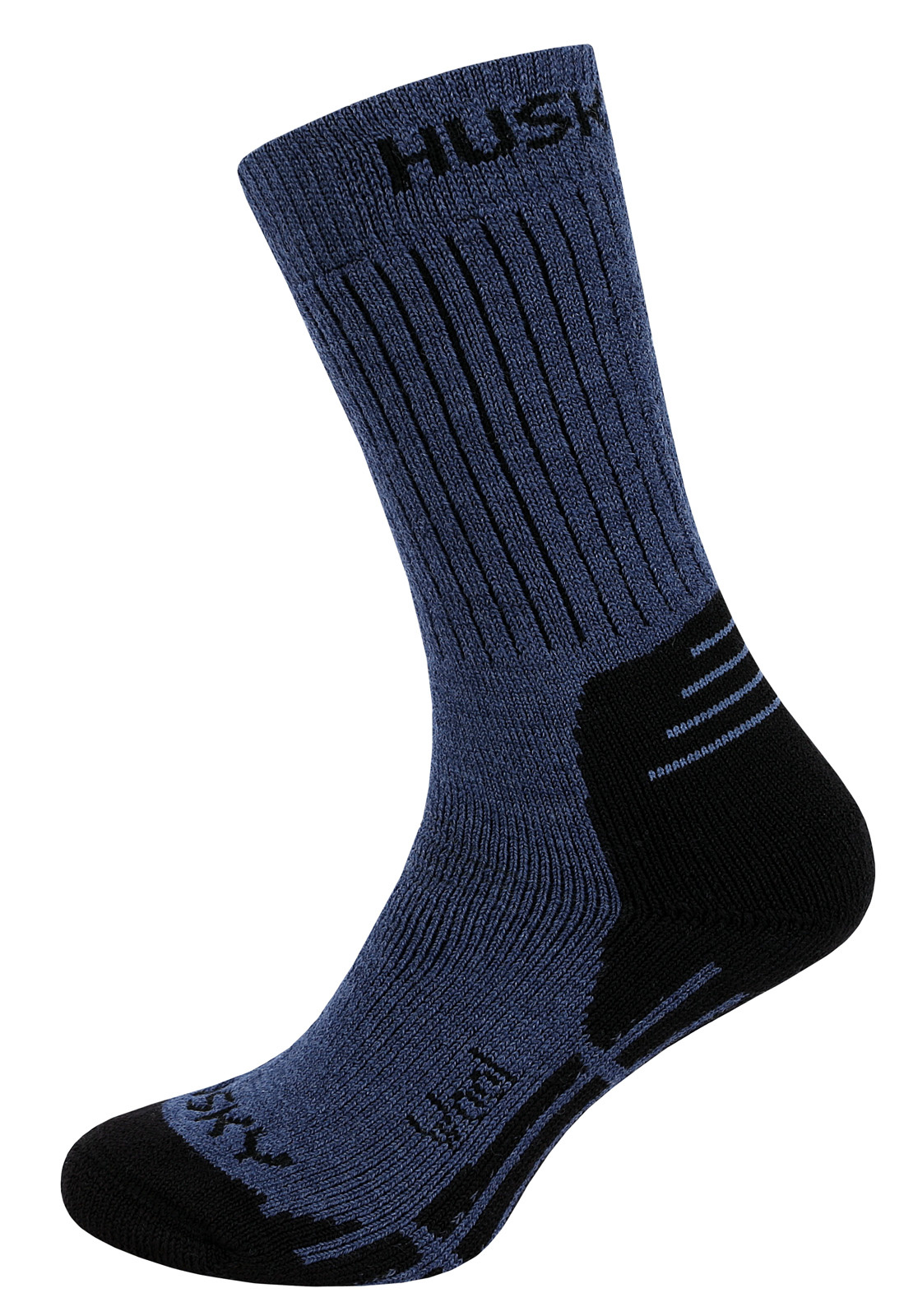 Levně Husky All Wool L (41-44), modrá Ponožky