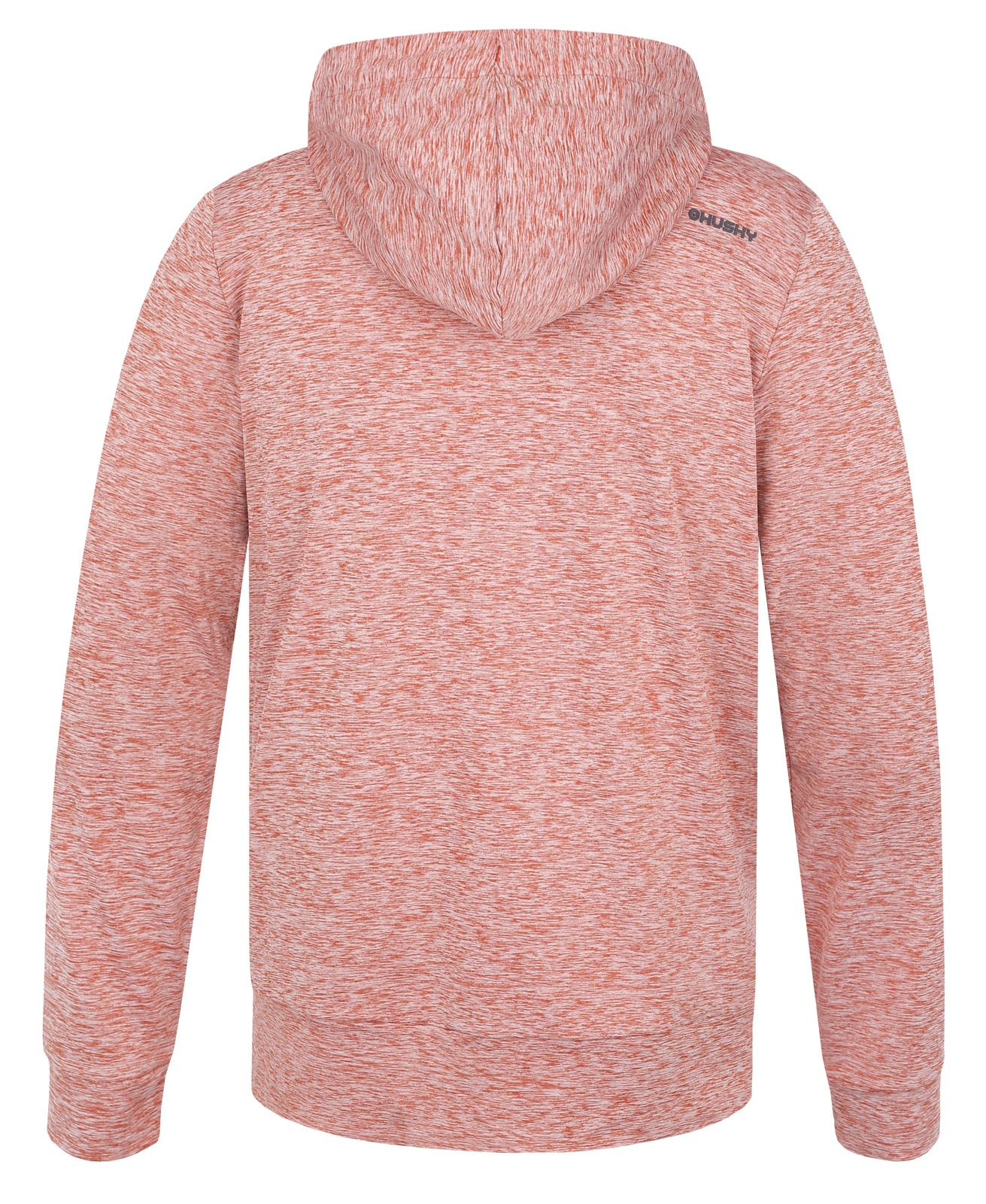 Husky Alony M L, tm. cihlová Pánská mikina s kapucí