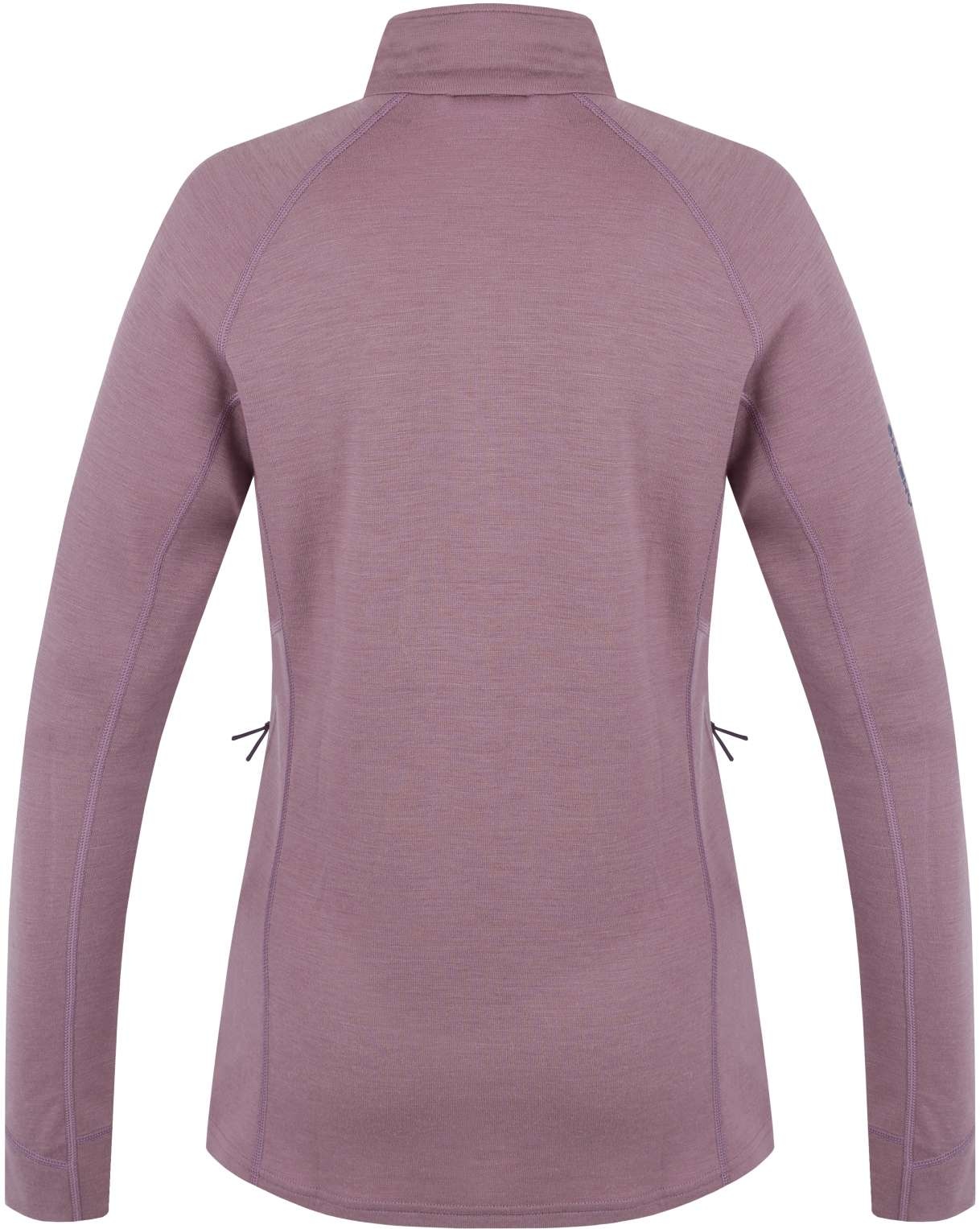 Husky Alou L XL, lt. fd. wine Dámská mikina z merino vlny