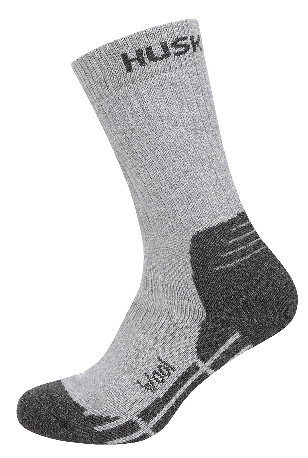 Husky All Wool XL (45-48), sv. šedá Ponožky