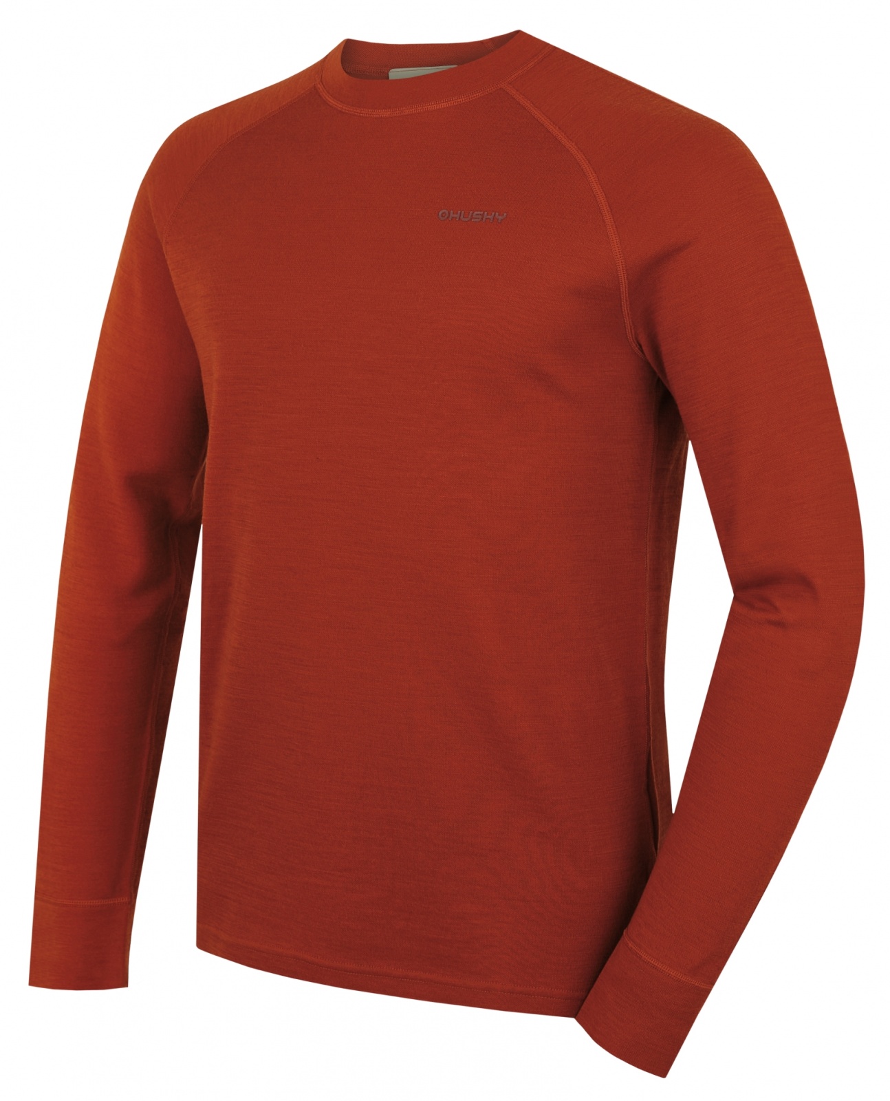 Husky Aron M XXL, brown Pánská merino mikina