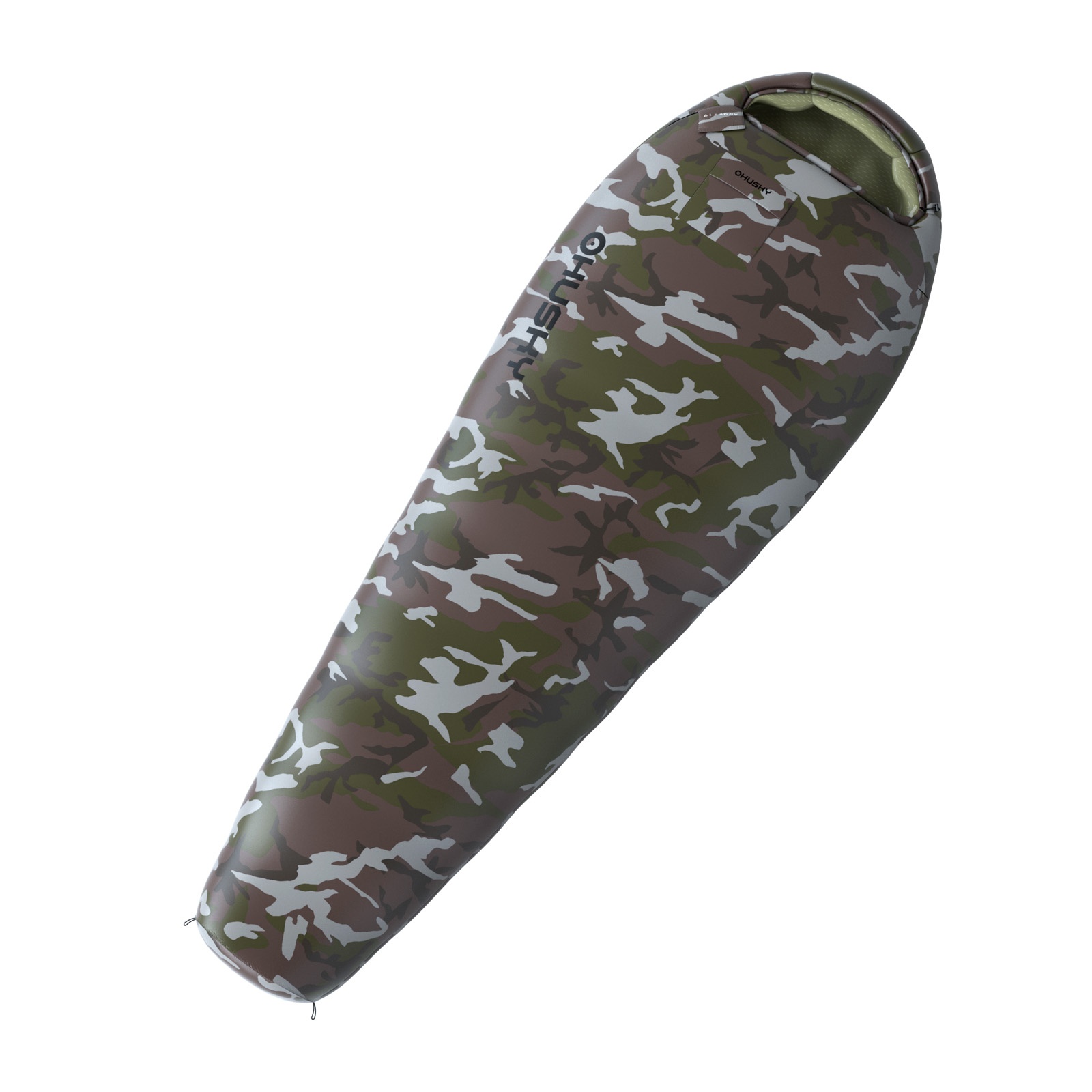 Husky Army -17°C khaki Syntetický zimní spacák