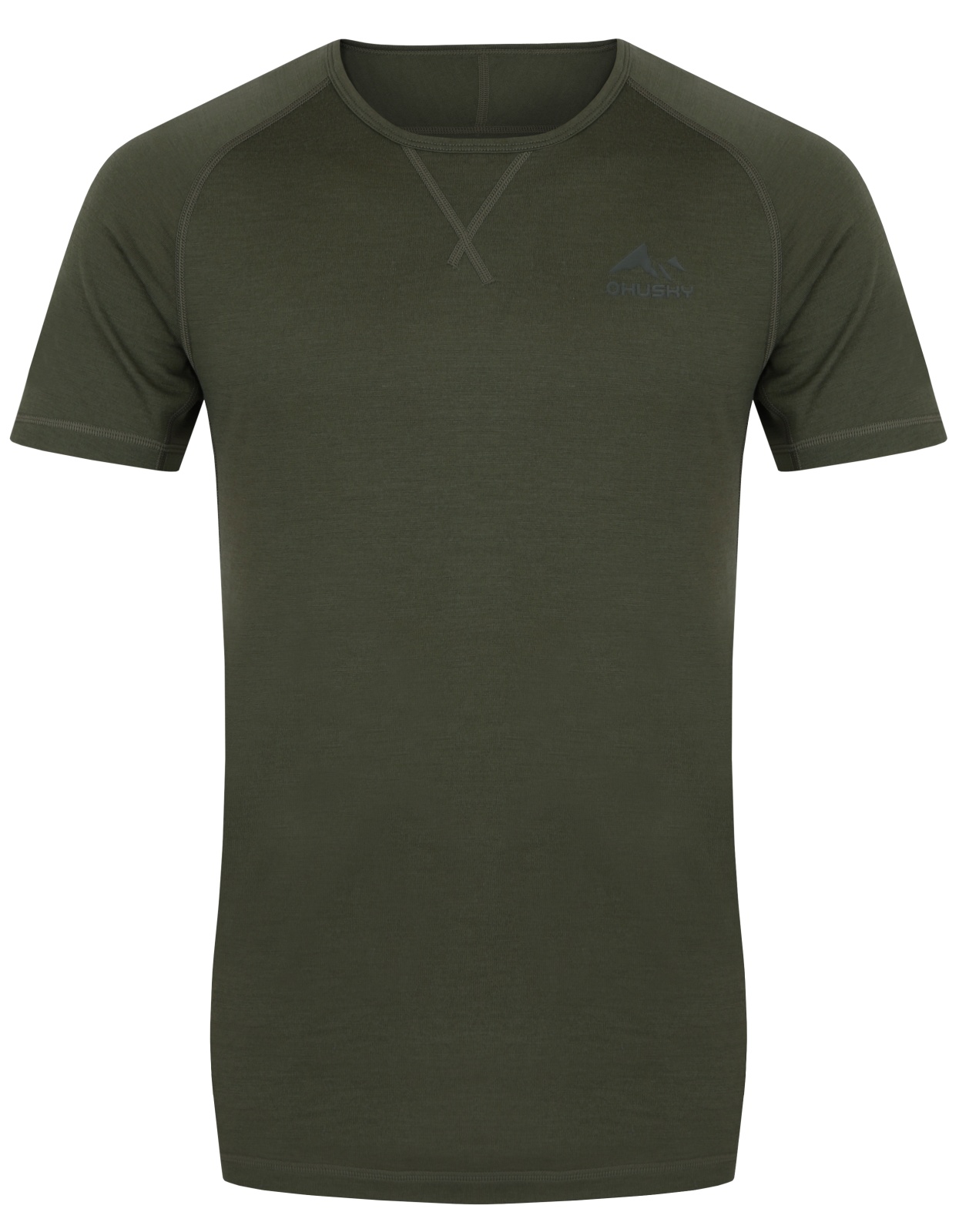 Husky Mersa M XXXL, green Merino termoprádlo triko (obrázek 3)