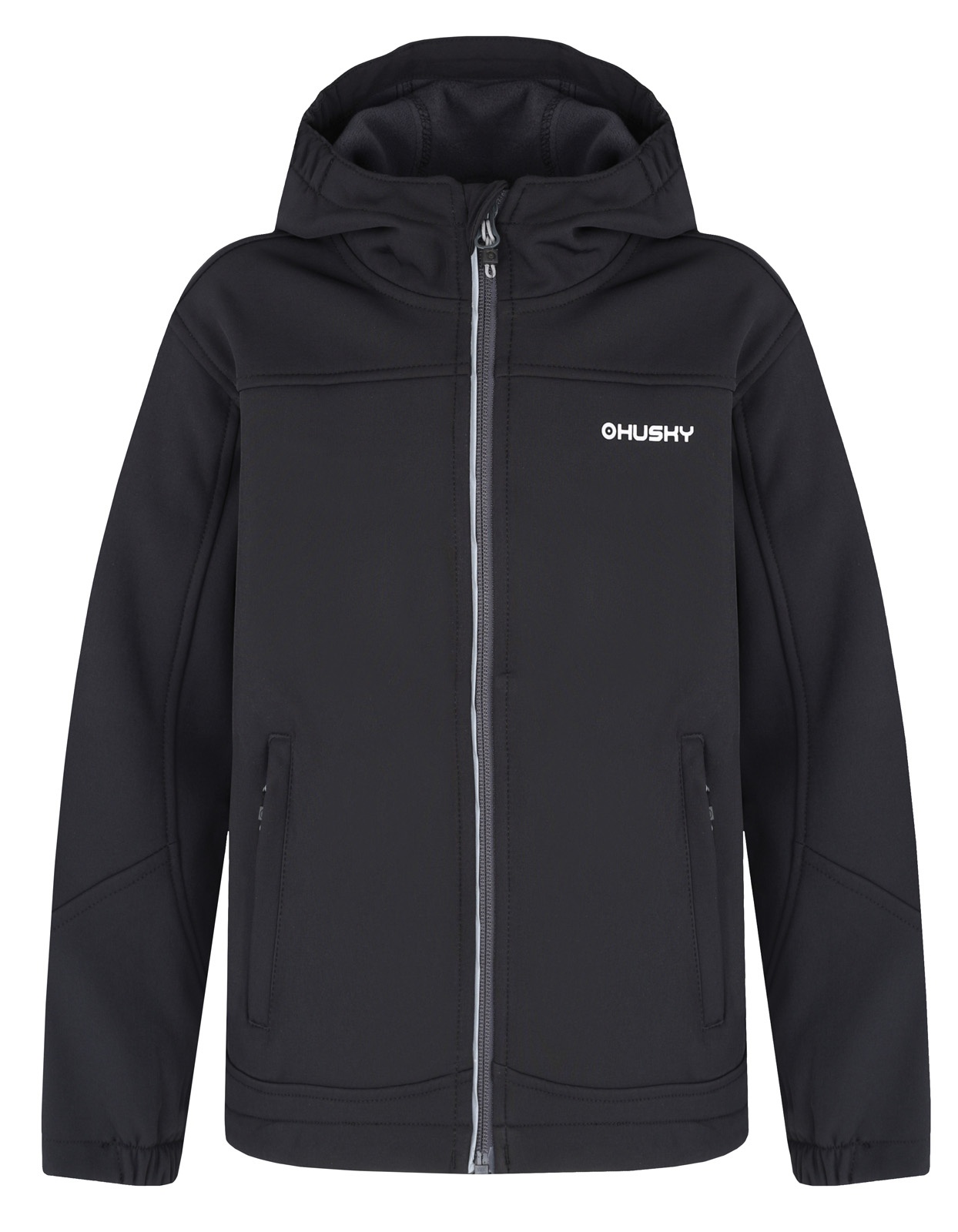 Husky Simbo K 112-116, black Dětská softshell bunda (obrázek 3)