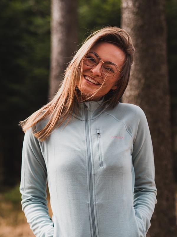 Husky Alou L XS, faded mint Dámská mikina z merino vlny (obrázek 6)