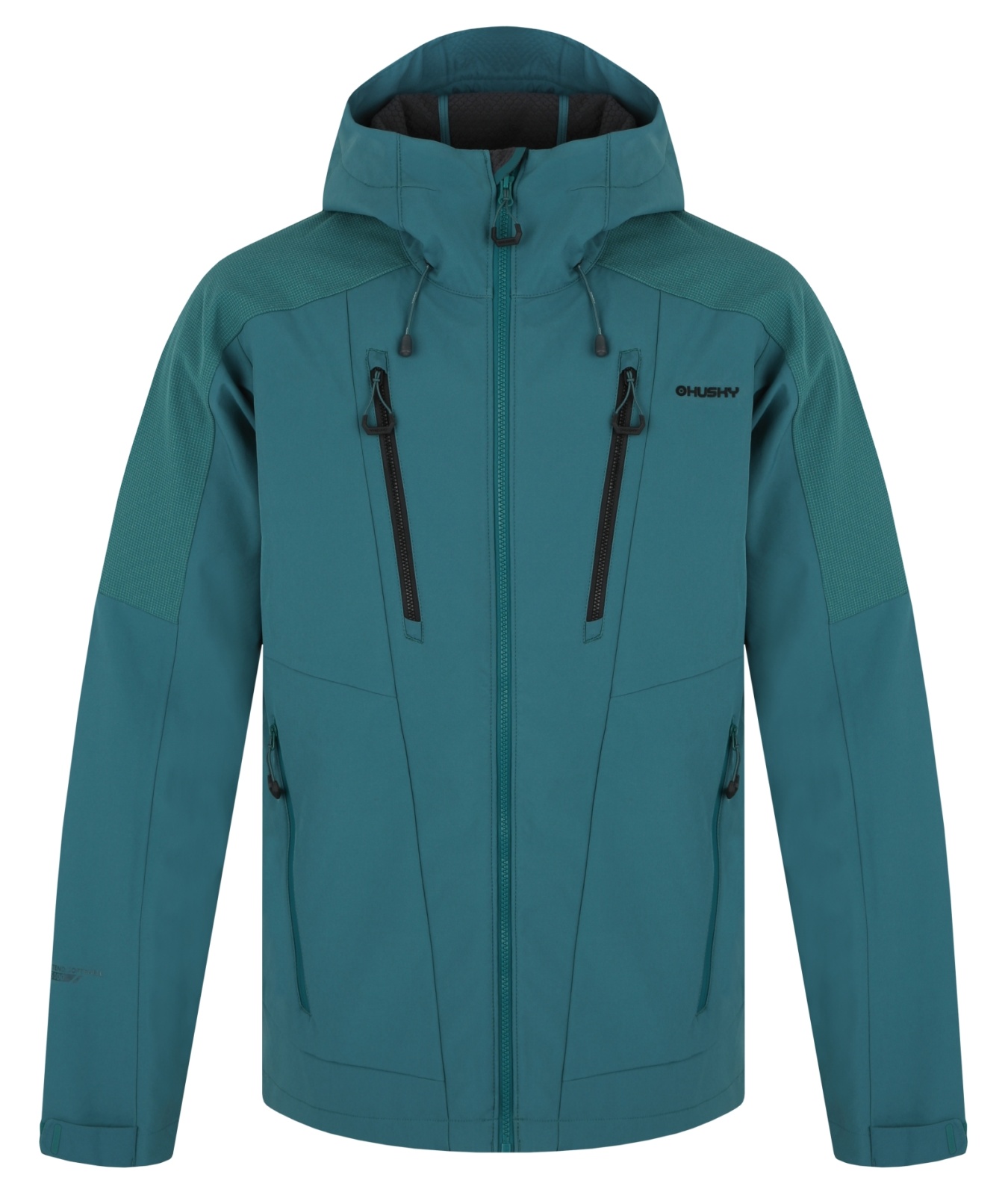 Husky Sevan M XXL, dark mint Pánská softshell bunda (obrázek 3)