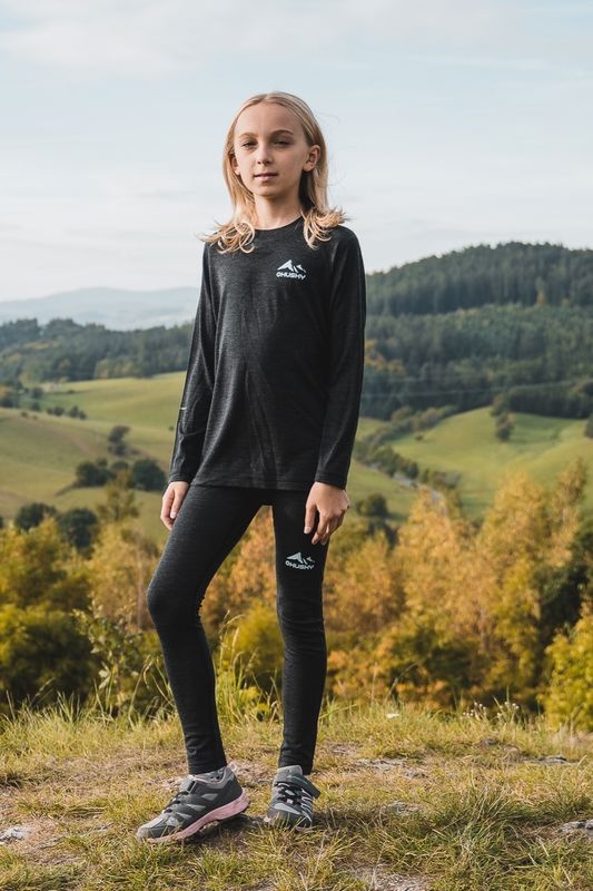 Husky Merbo K 164, black Dětské merino termoprádlo (obrázek 6)