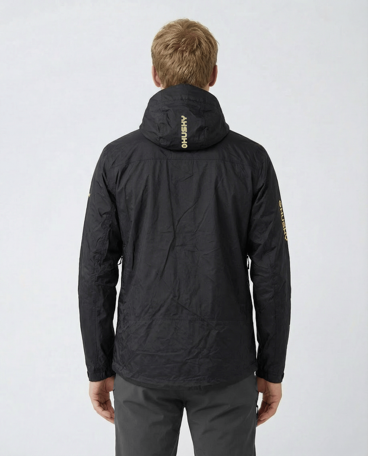 Husky Neoni M S, grey Pánská hardshell bunda (obrázek 6)
