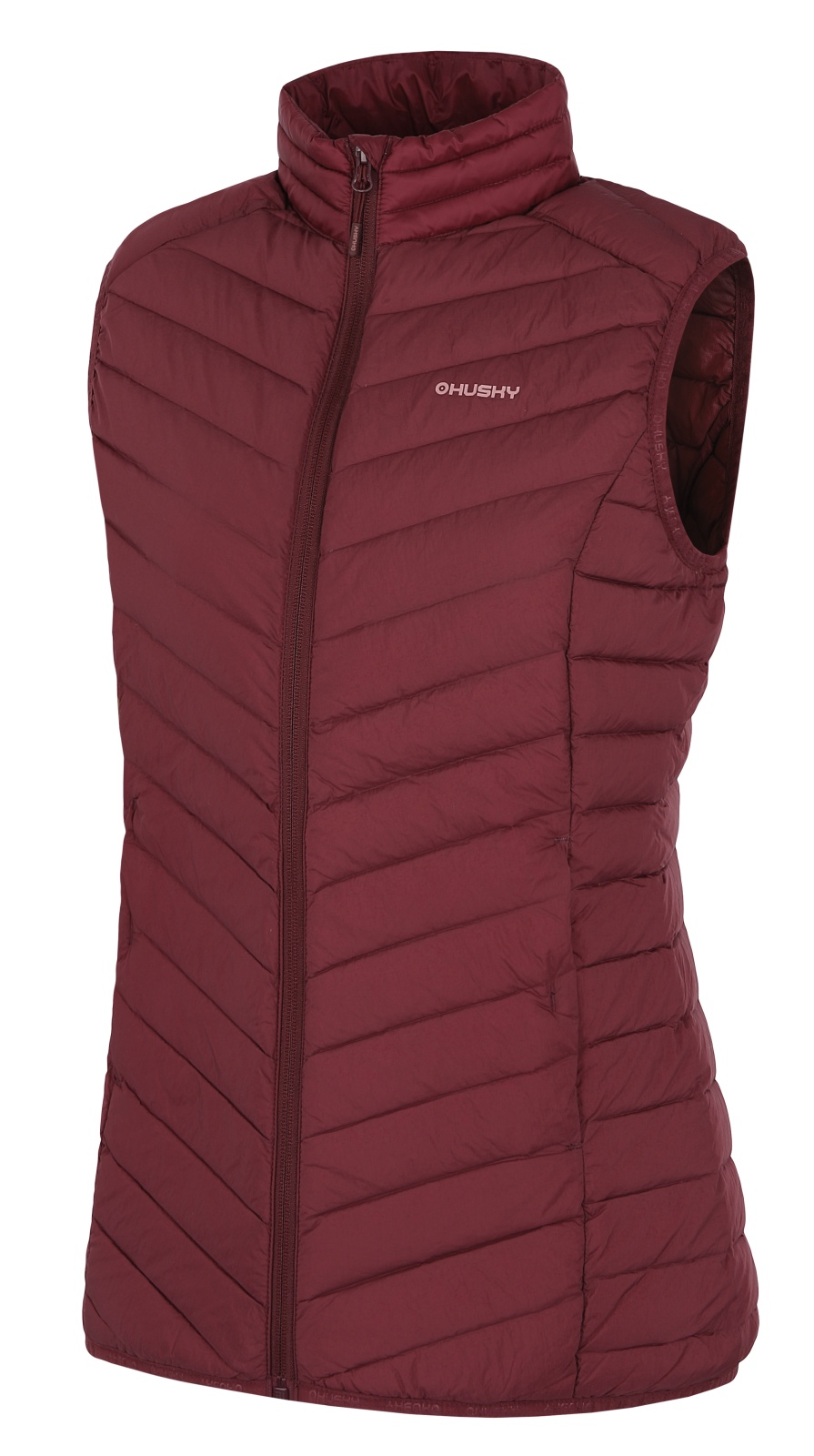 Husky Dresles L XL, dark bordo Dámská péřová vesta