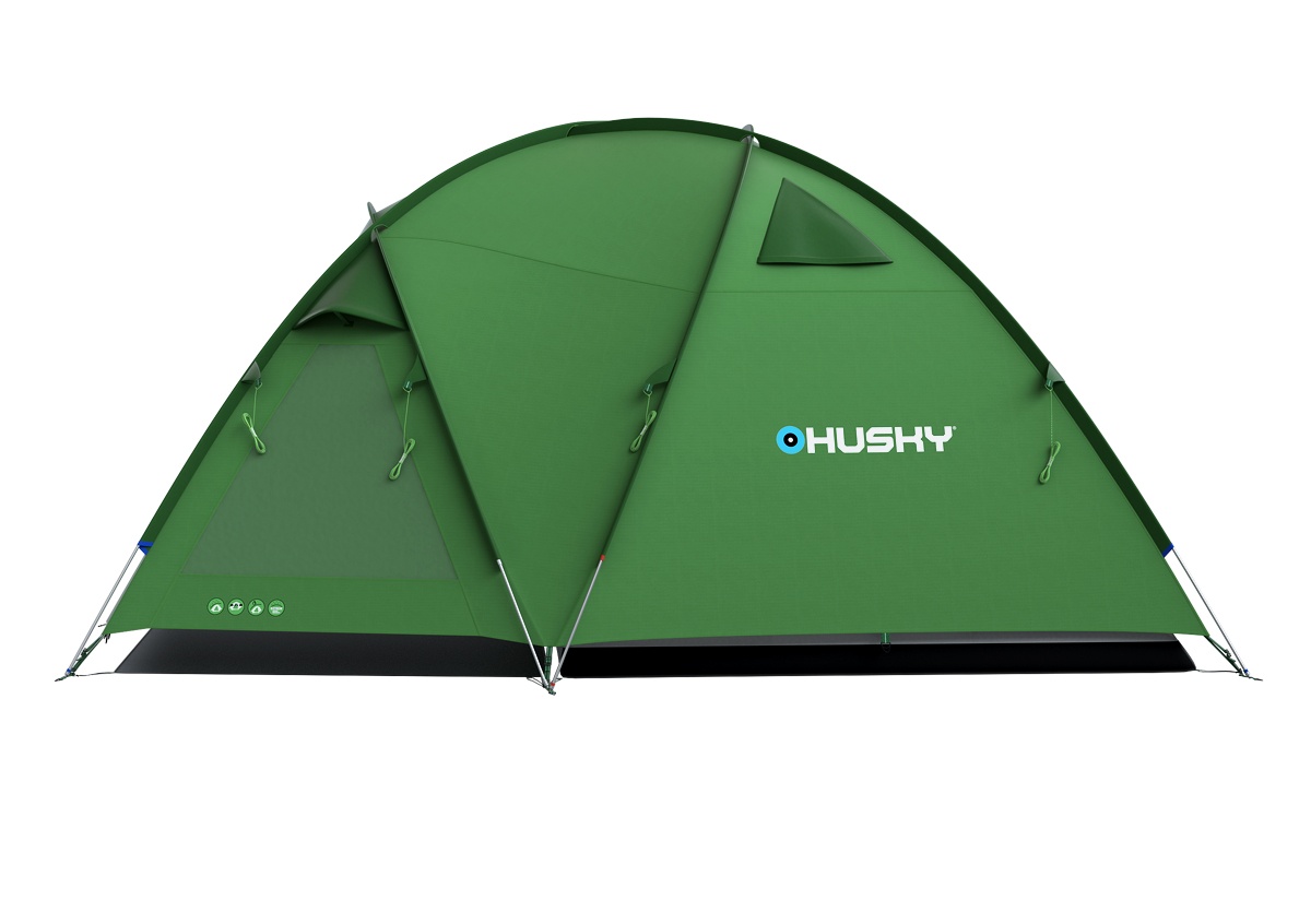 Husky Bigless 5 zelená Rodinný stan pro 5 osob (obrázek 3)