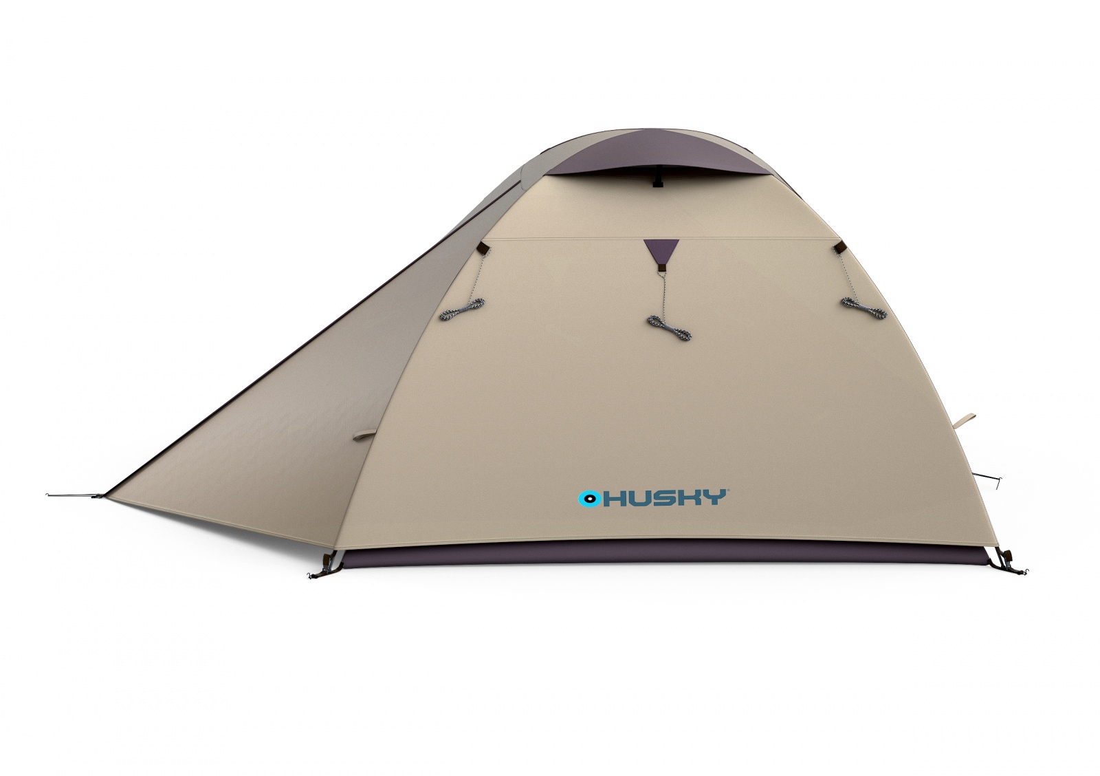 Husky Bird 3 Plus Blackroom light brown Turistický stan pro 3 osoby (obrázek 3)