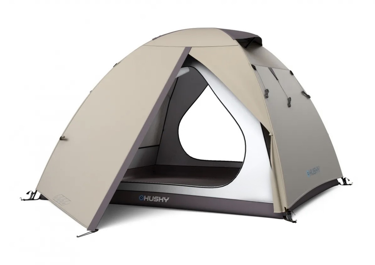 Husky Bird 3 Plus Blackroom light brown Turistický stan pro 3 osoby (obrázek 6)