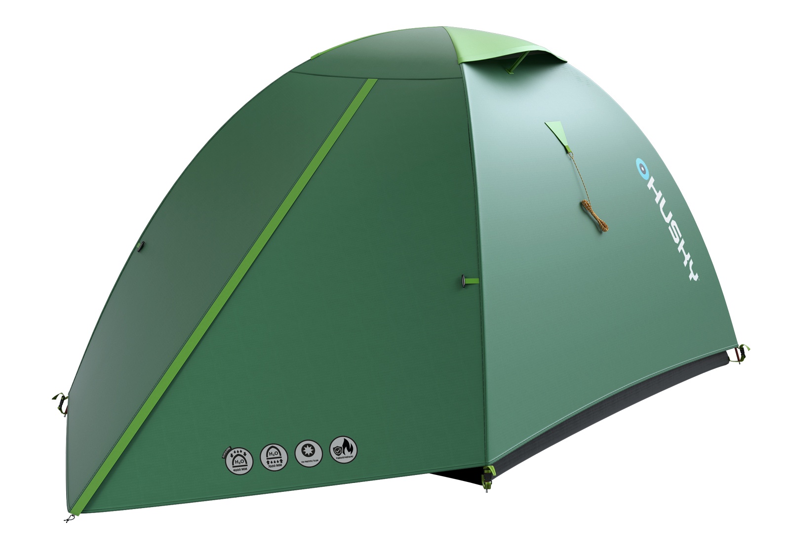 Husky Bizam 2 Plus zelená Turistický stan pro 2 osoby