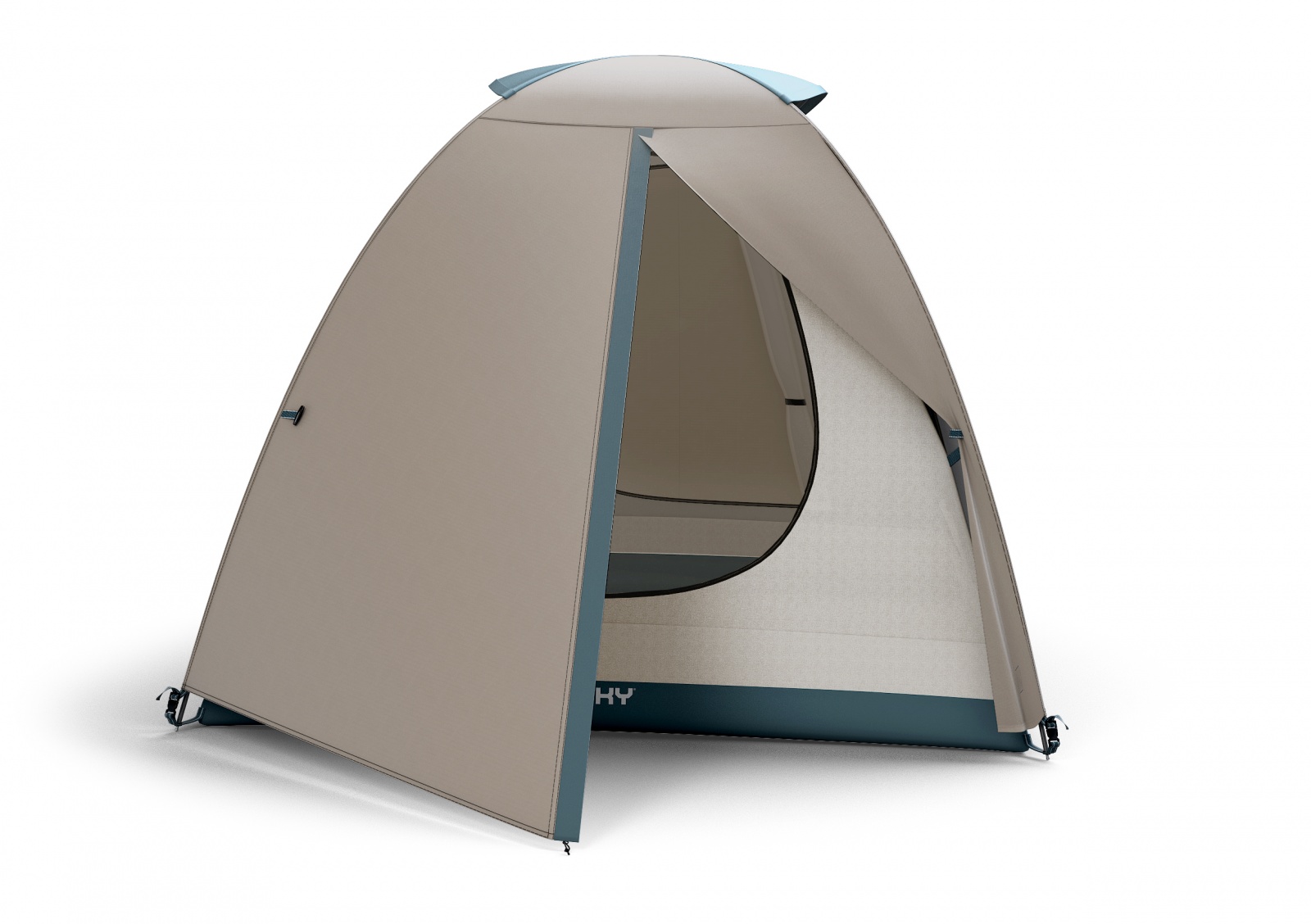 Husky Bizam 2 Classic light grey Kempingový stan pro 2 osoby (obrázek 6)