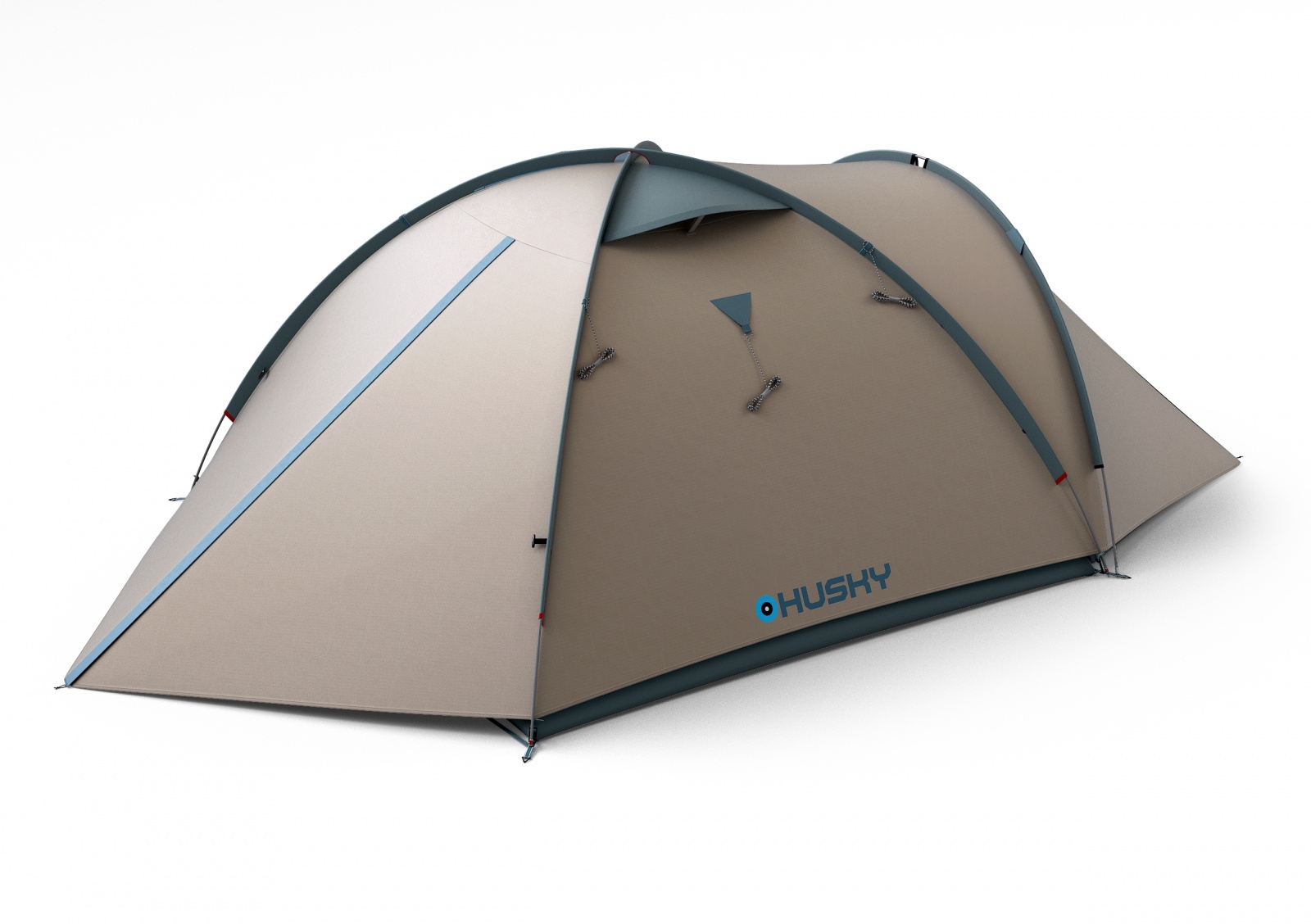 Husky Bizon 4 Classic light grey Kempingový stan pro 4 osoby (obrázek 4)