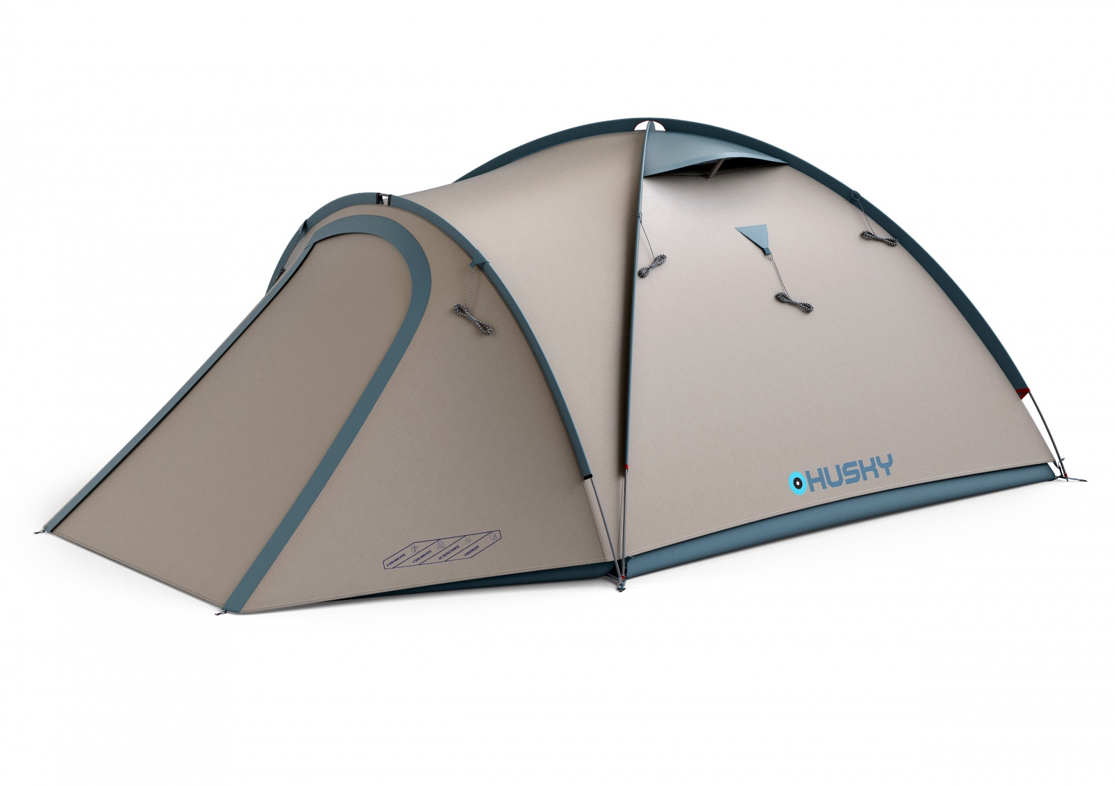 Husky Bizon 4 Classic light grey Kempingový stan pro 4 osoby