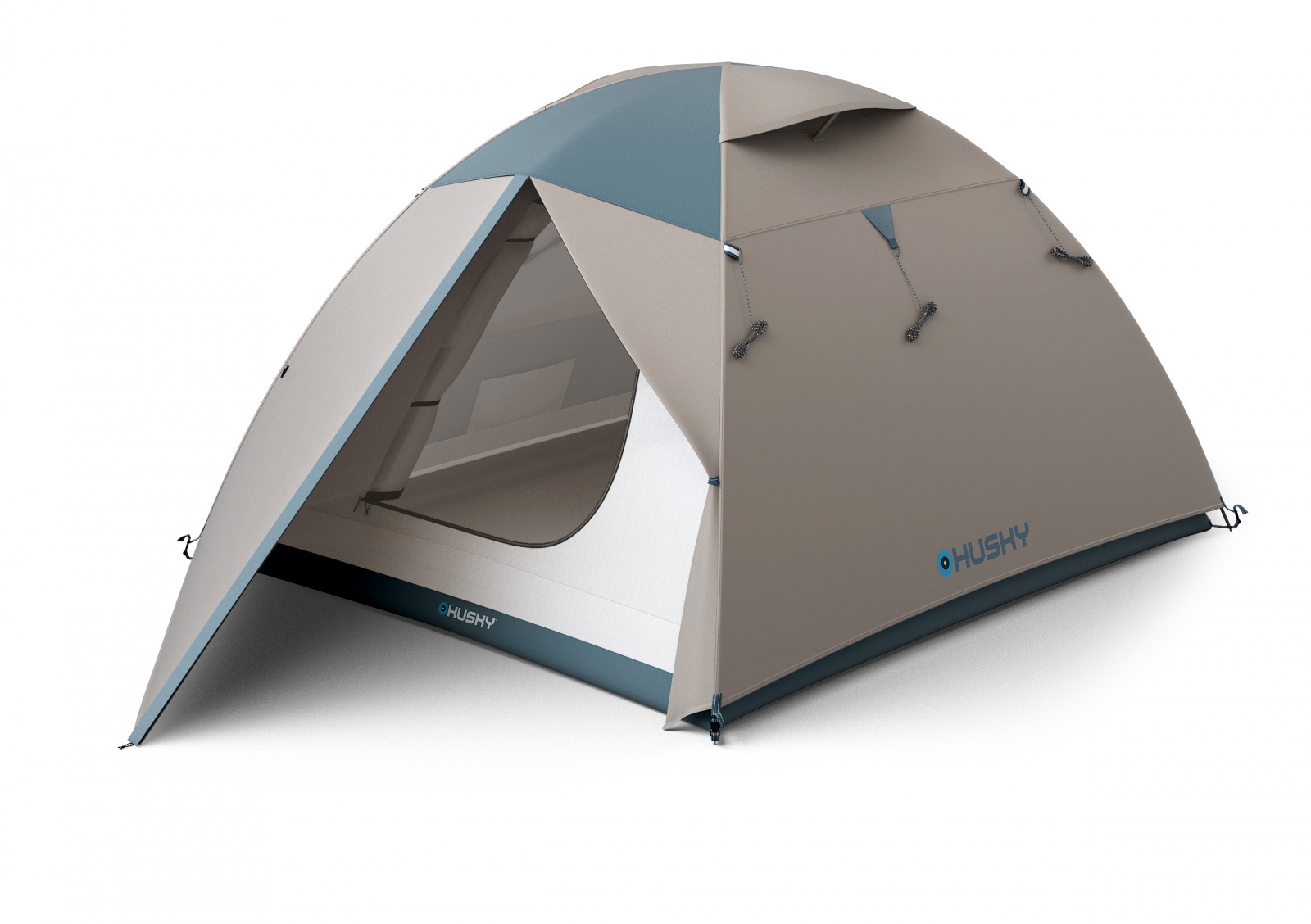 Husky Boyard 4 Classic light grey Kempingový stan pro 4 osoby