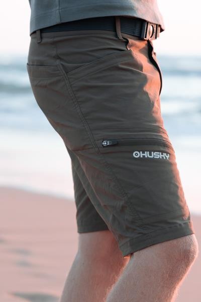 Husky Kiani M XL, khaki Pánské kraťasy (obrázek 7)