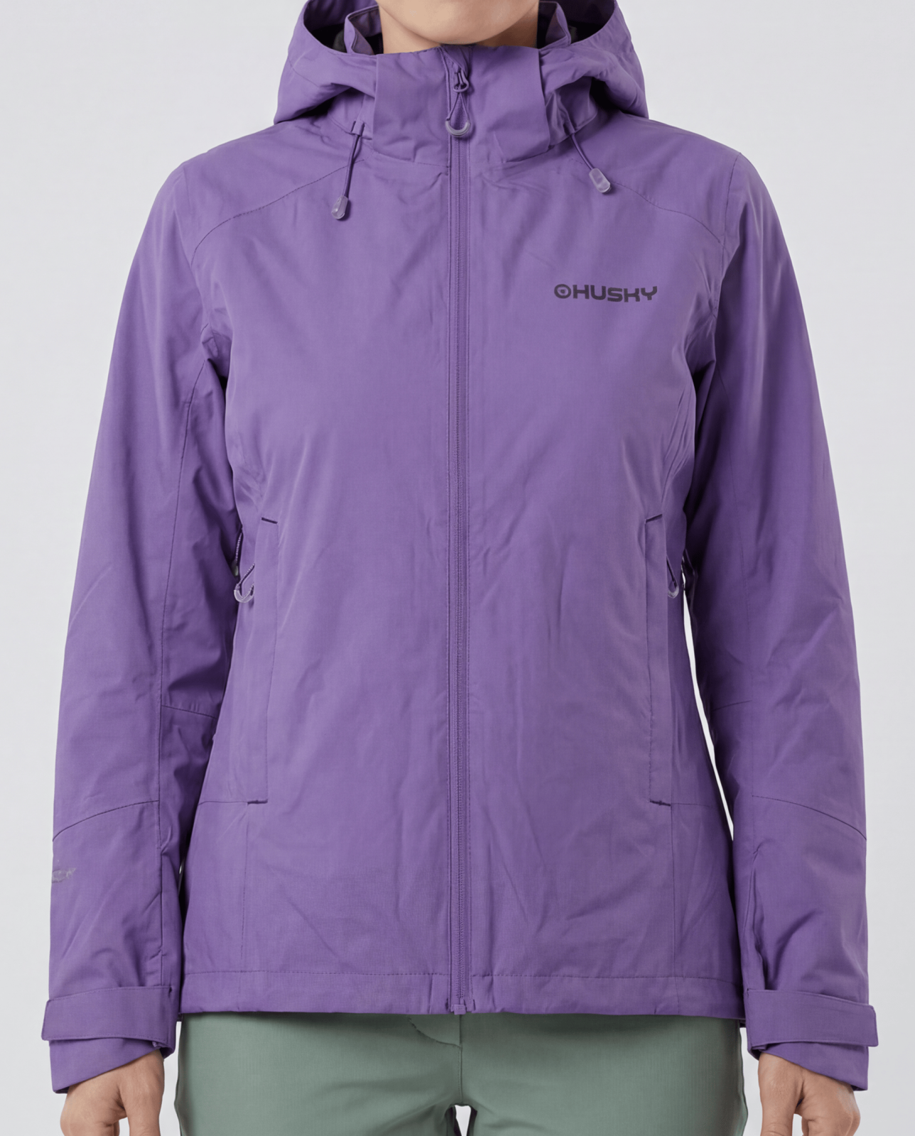 Husky Neoni L M, purple Dámská hardshell bunda