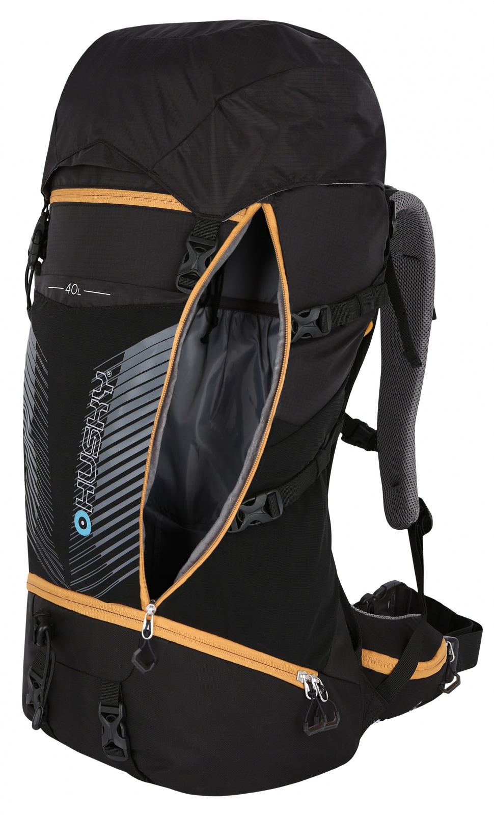 Husky Capture 40l black Batoh Expedice / Turistika (obrázek 4)