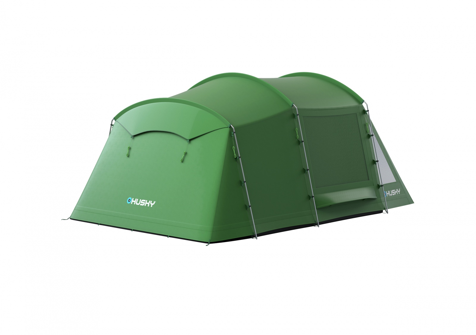 Husky Caravan 12 Dural zelená Rodinný stan pro 5 osob (obrázek 7)