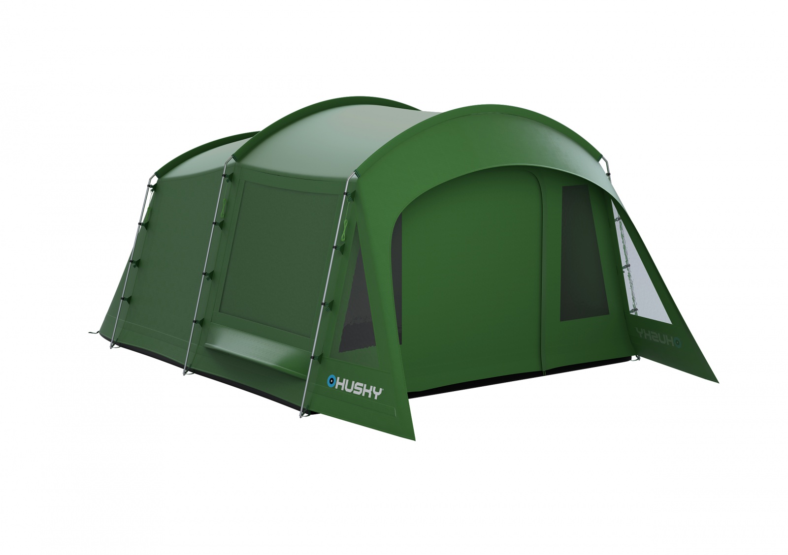 Husky Caravan 12 Dural zelená Rodinný stan pro 5 osob (obrázek 8)