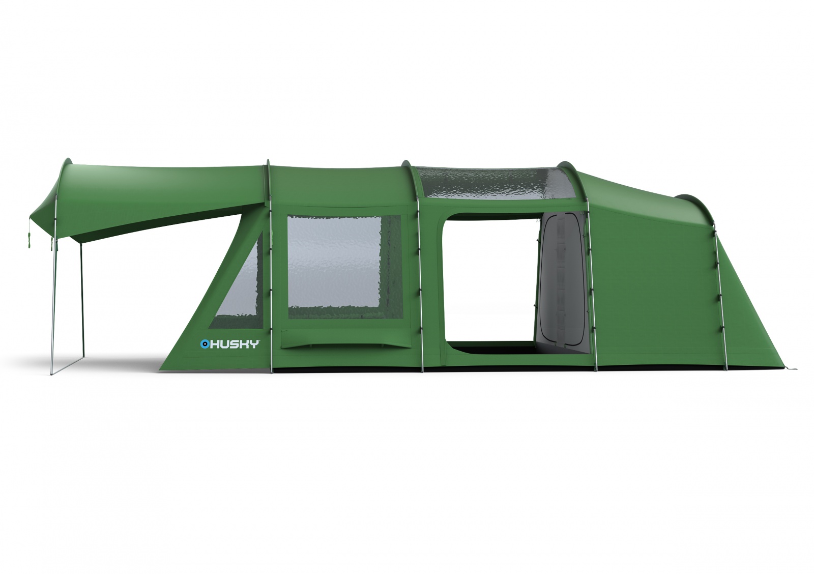 Husky Caravan 17 Dural zelená Rodinný stan pro 5 osob (obrázek 8)