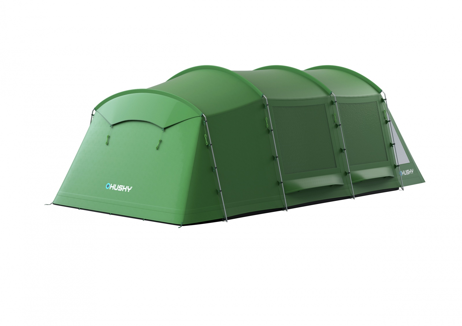 Husky Caravan 17 Dural zelená Rodinný stan pro 5 osob (obrázek 7)