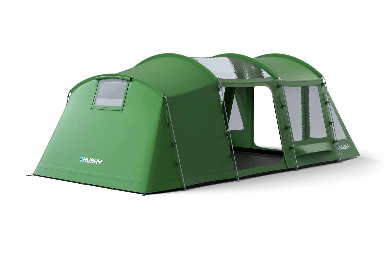 Husky Caravan 17 Dural zelená Rodinný stan pro 5 osob (obrázek 3)