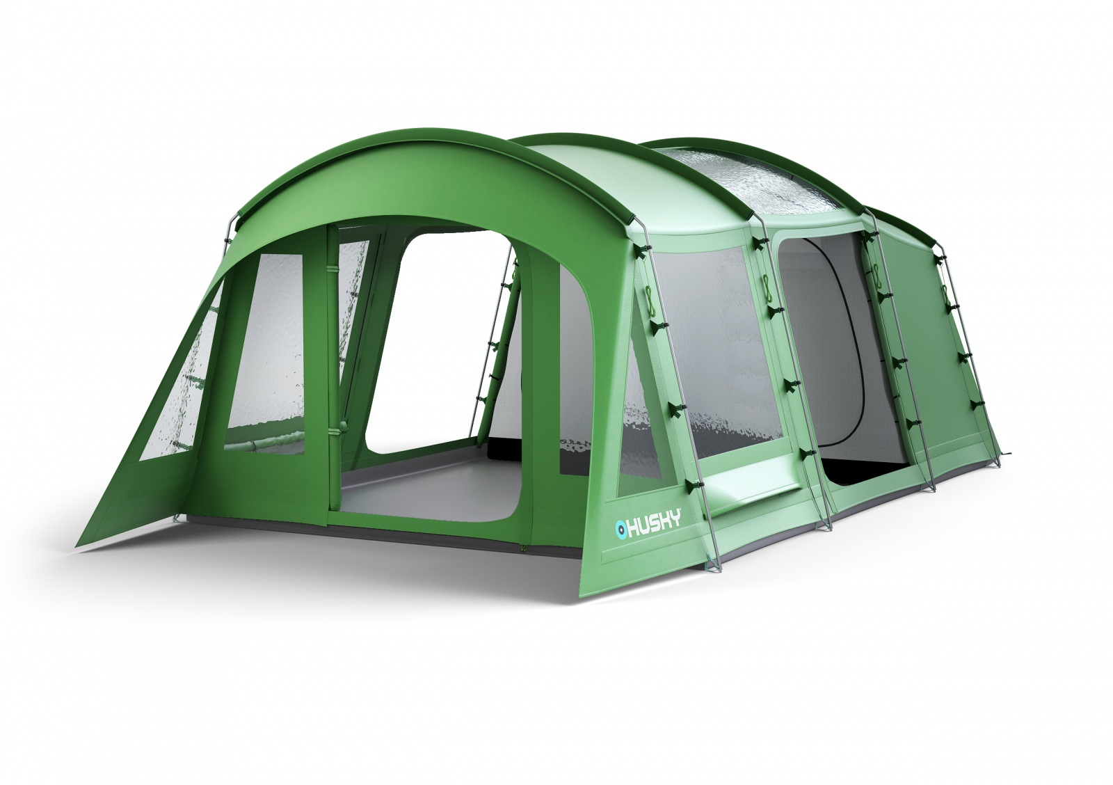 Husky Caravan 17 Dural zelená Rodinný stan pro 5 osob