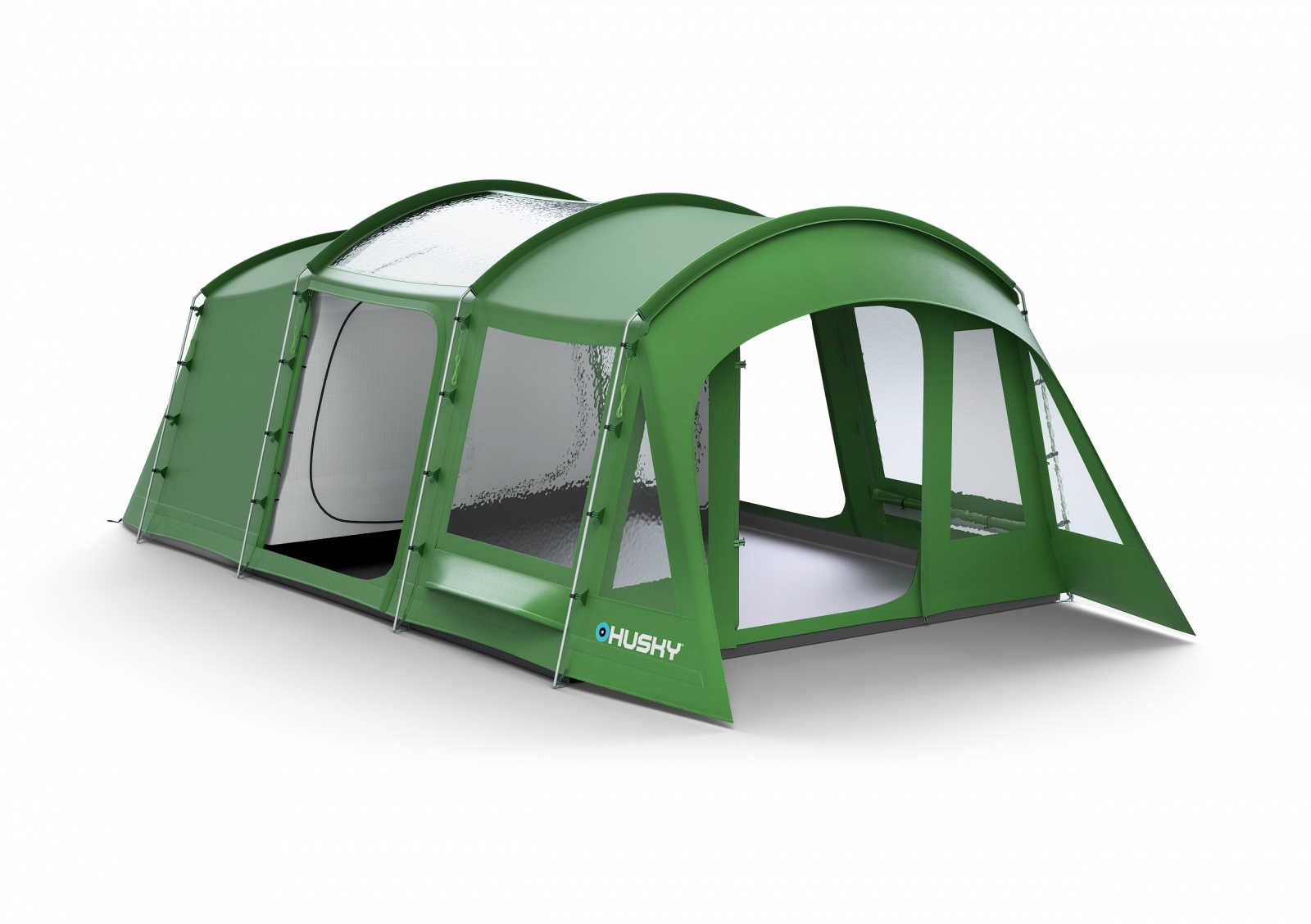 Husky Caravan 17 Dural zelená Rodinný stan pro 5 osob (obrázek 4)