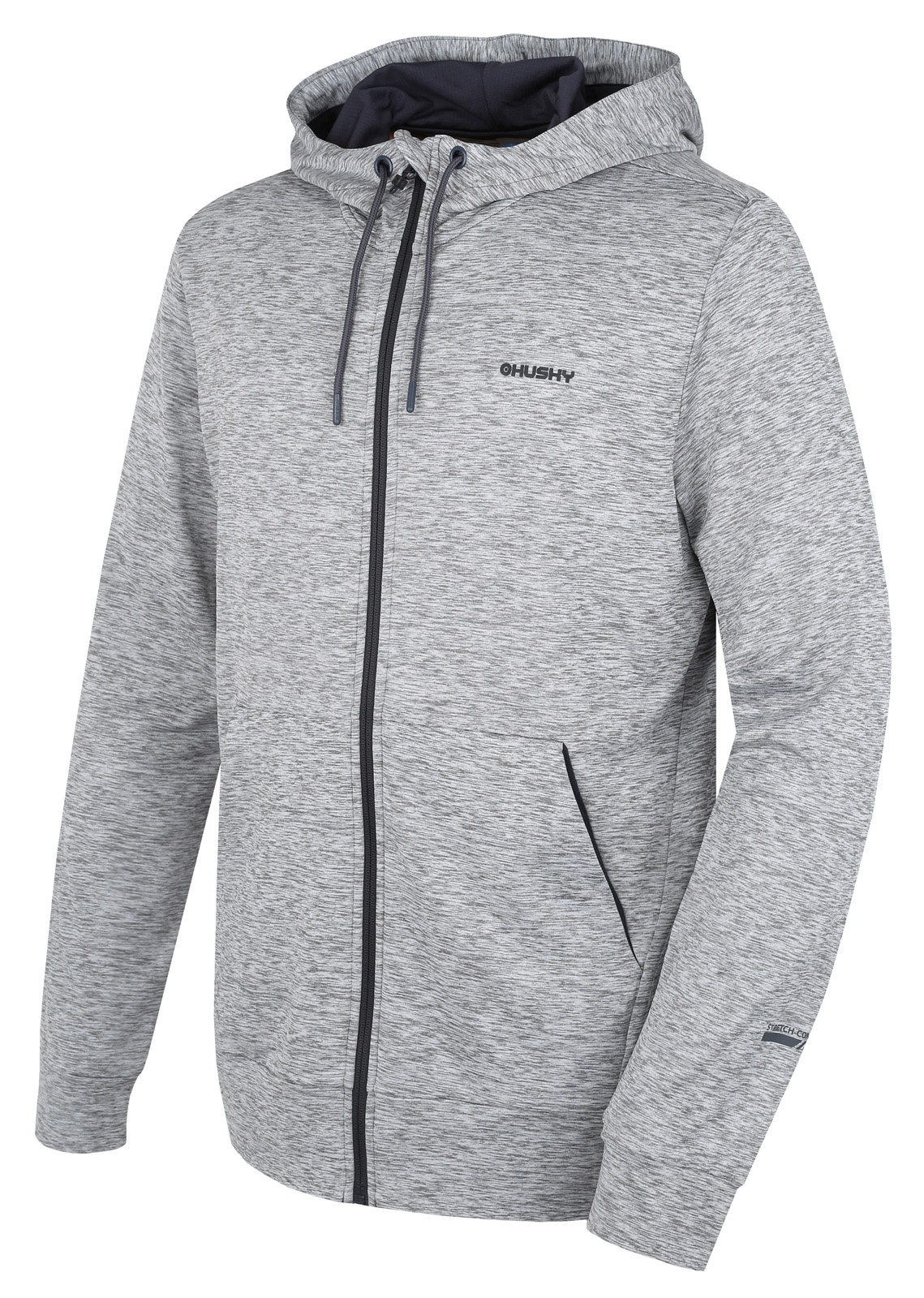 Husky Alony M XXL, tm. šedá Pánská mikina s kapucí